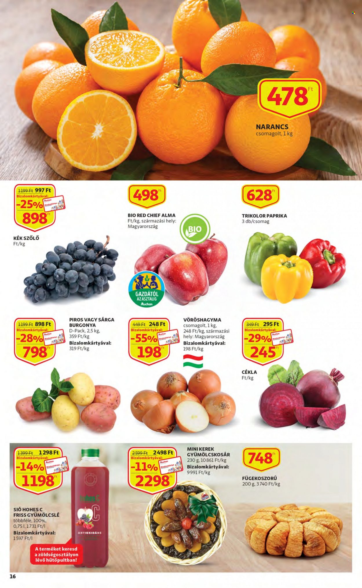 Auchan akciós újságok - 2022.11.17 - 2022.11.23. Oldal 16