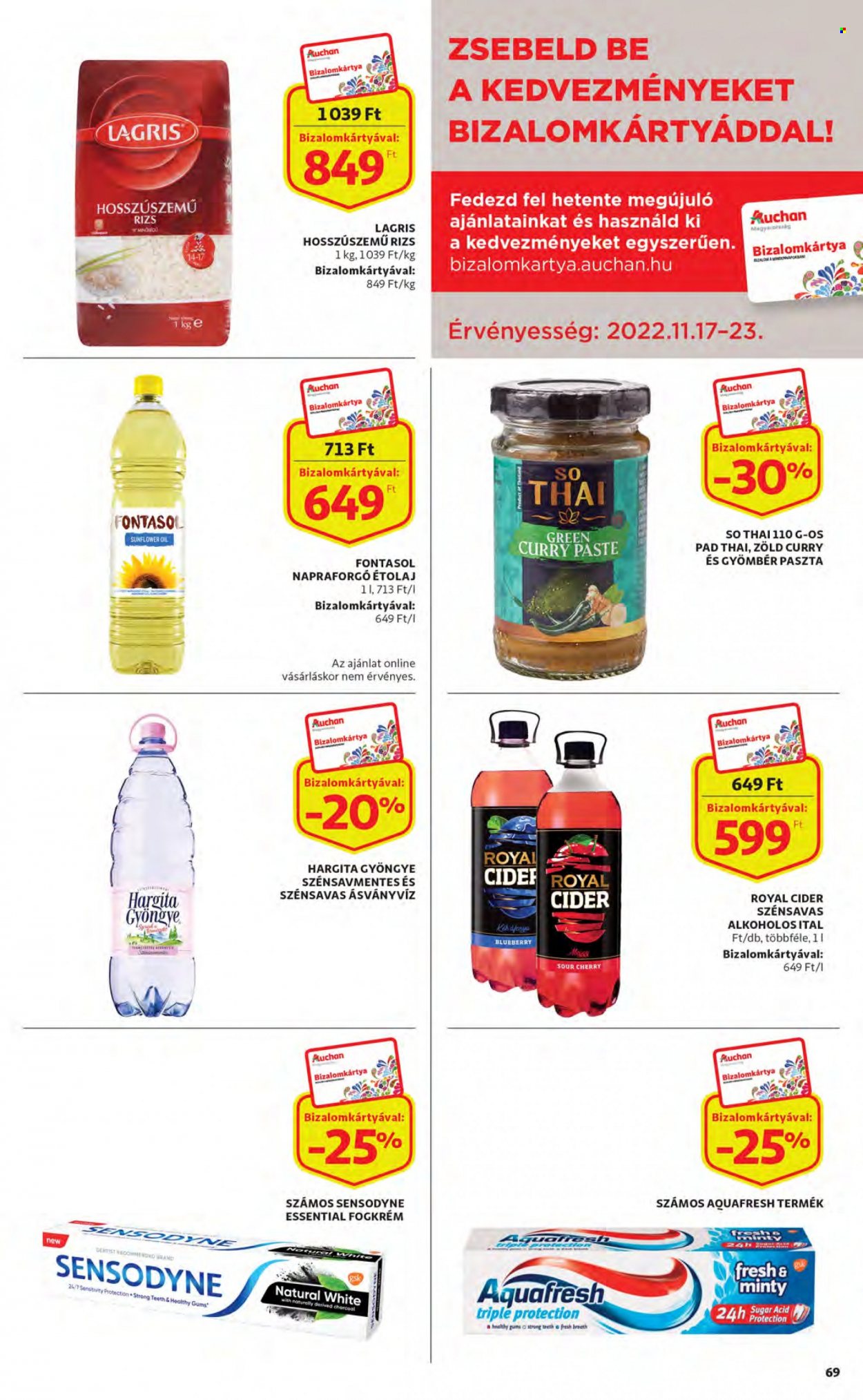 Auchan akciós újságok - 2022.11.17 - 2022.11.23. Oldal 69