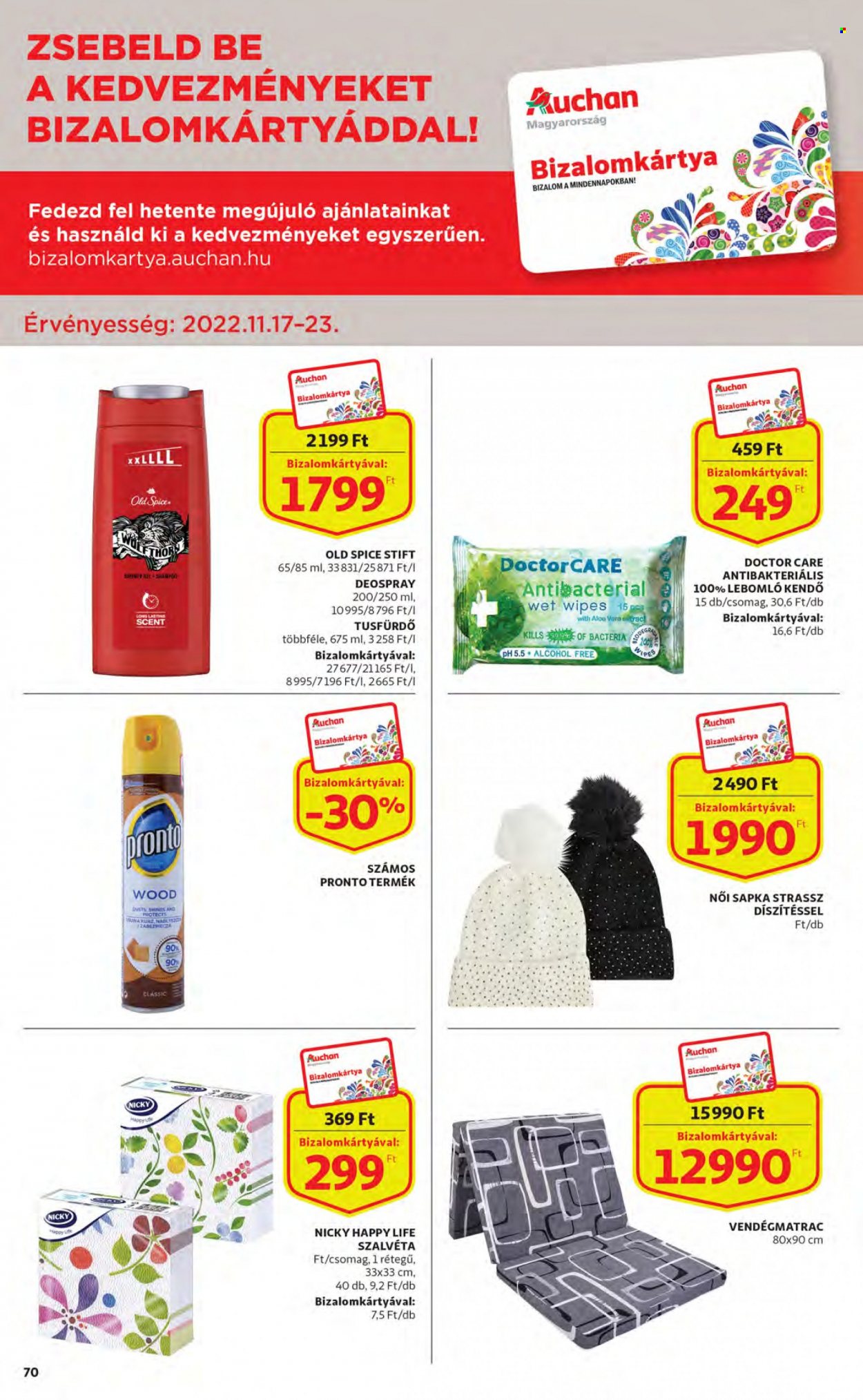 Auchan akciós újságok - 2022.11.17 - 2022.11.23. Oldal 70