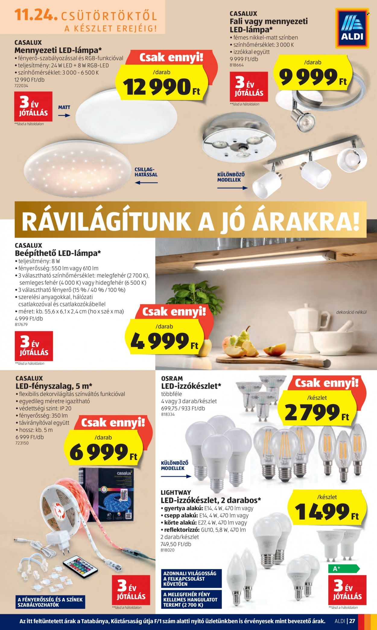 Aldi akciós újságok - 2022.11.24 - 2022.11.30. Oldal 27