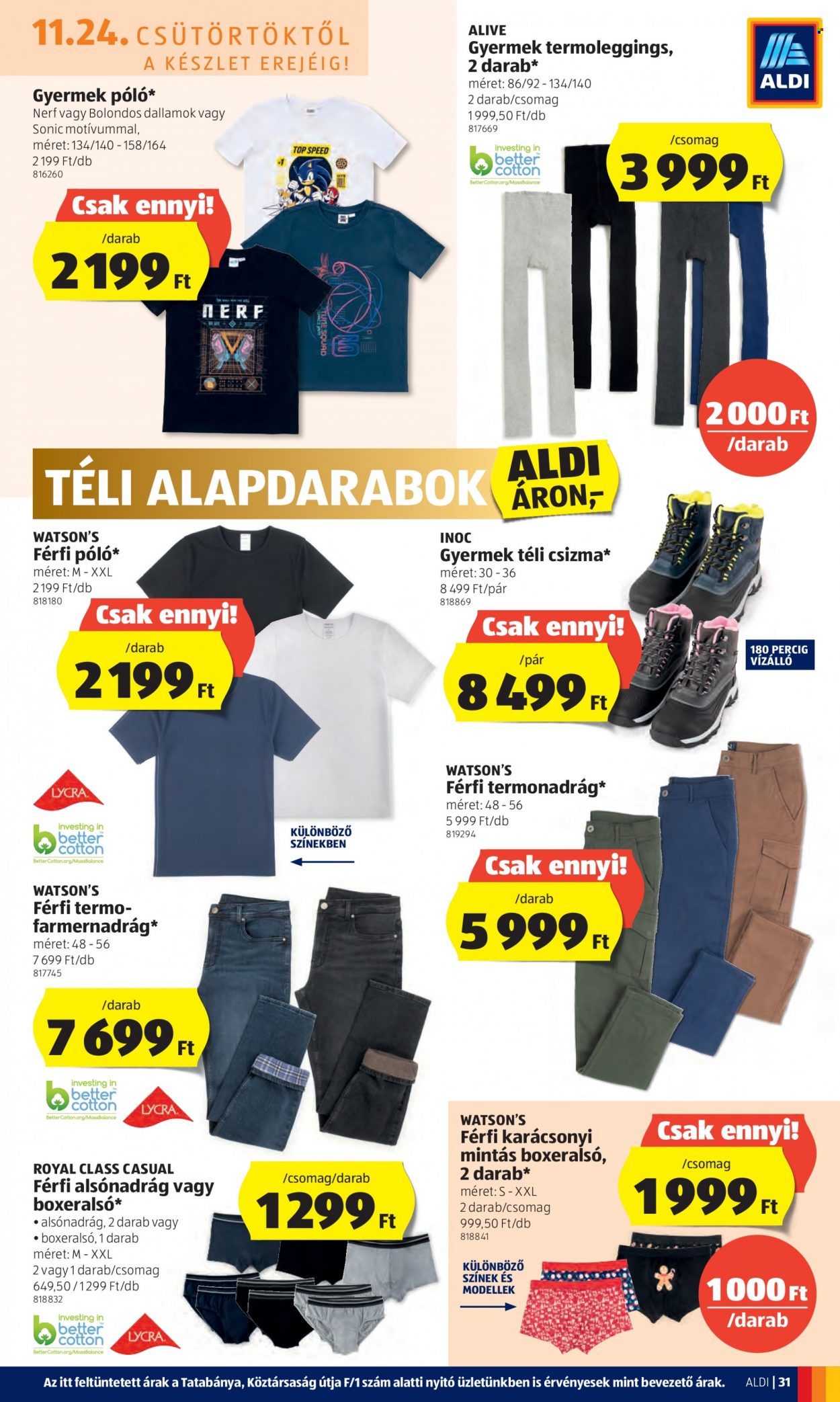Aldi akciós újságok - 2022.11.24 - 2022.11.30. Oldal 31
