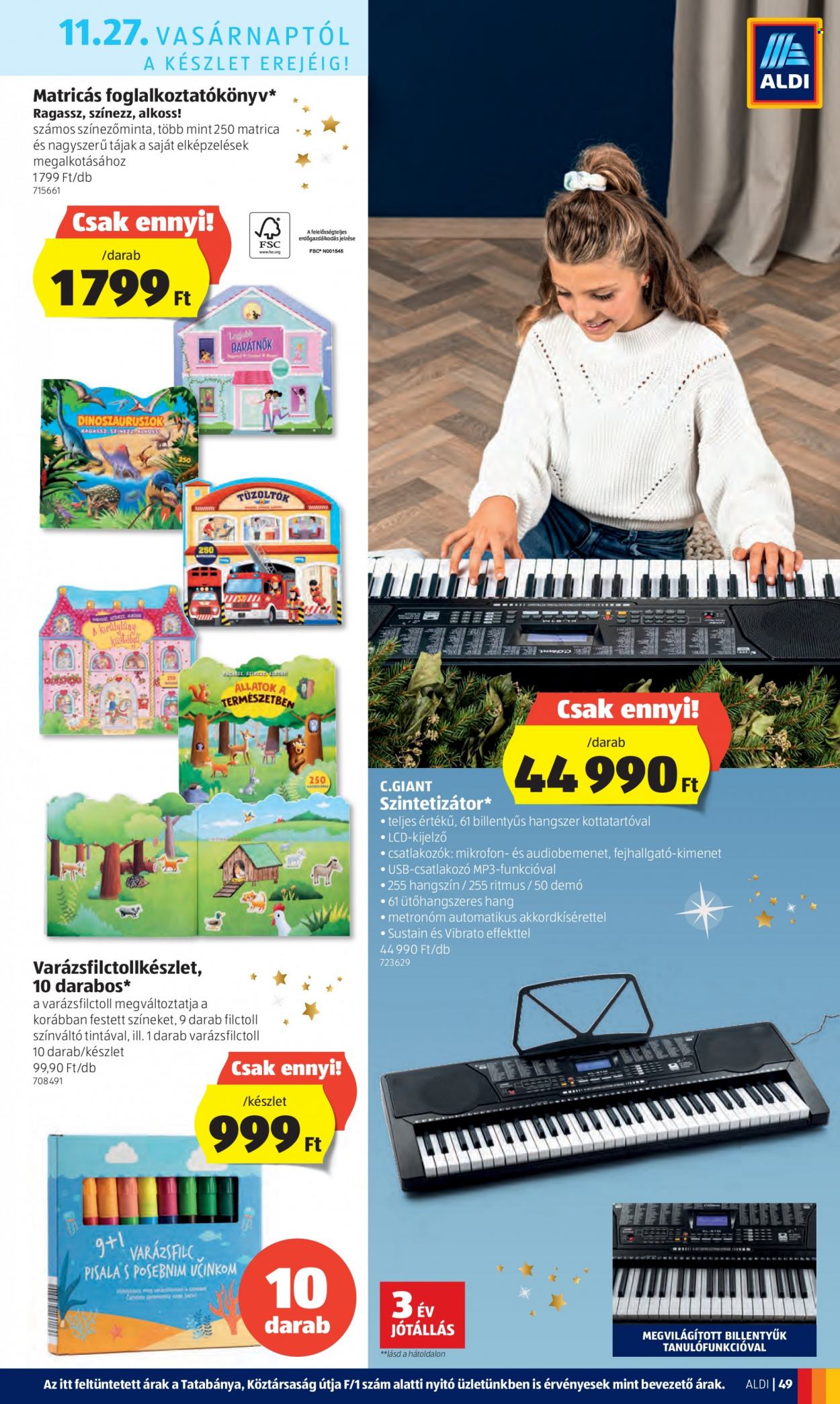 Aldi akciós újságok - 2022.11.24 - 2022.11.30. Oldal 49