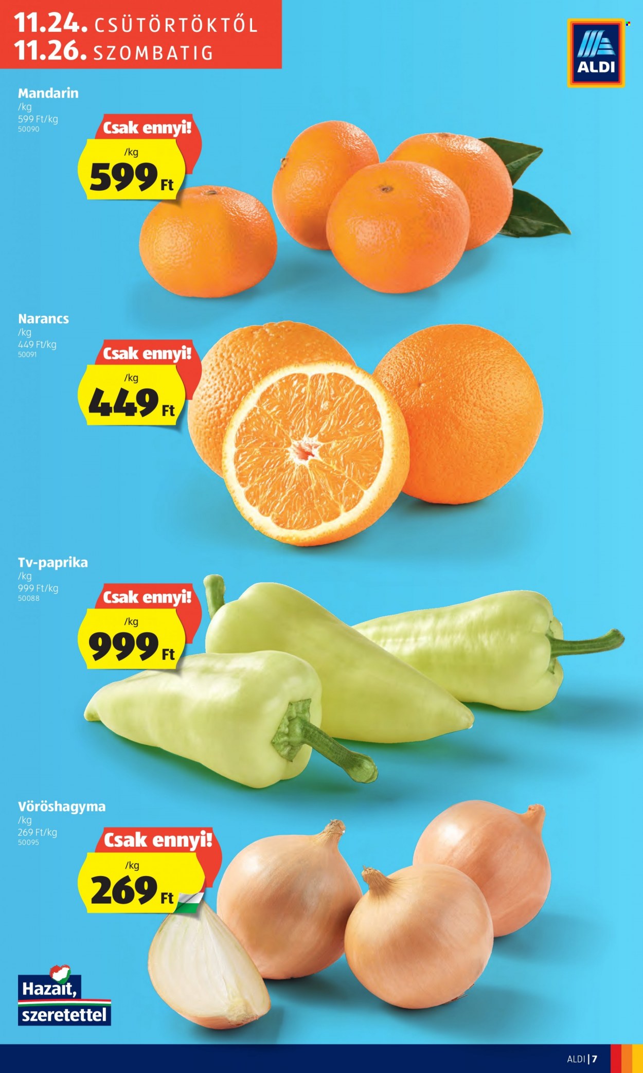 Aldi akciós újságok - 2022.11.24 - 2022.11.26. Oldal 7