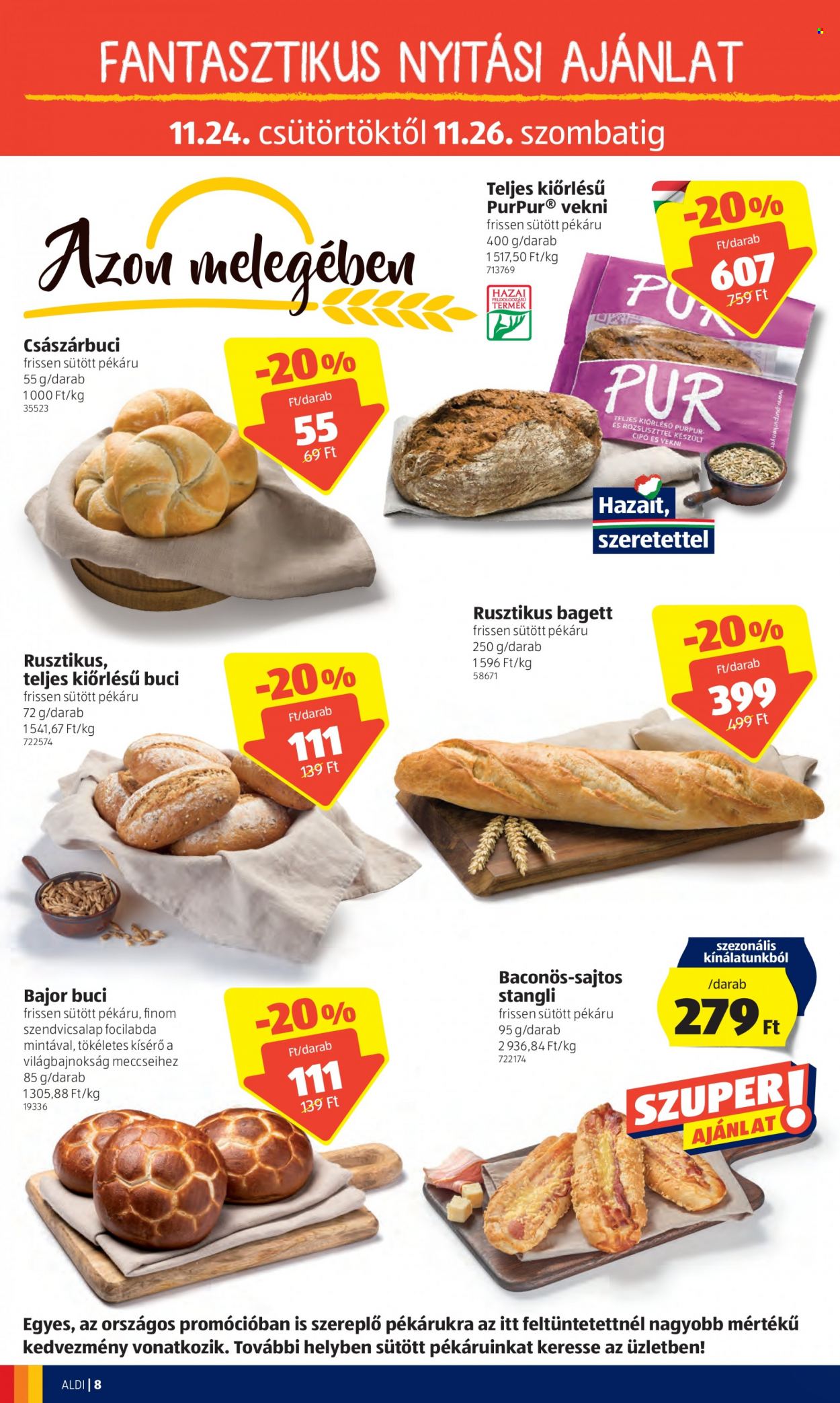 Aldi akciós újságok - 2022.11.24 - 2022.11.26. Oldal 8