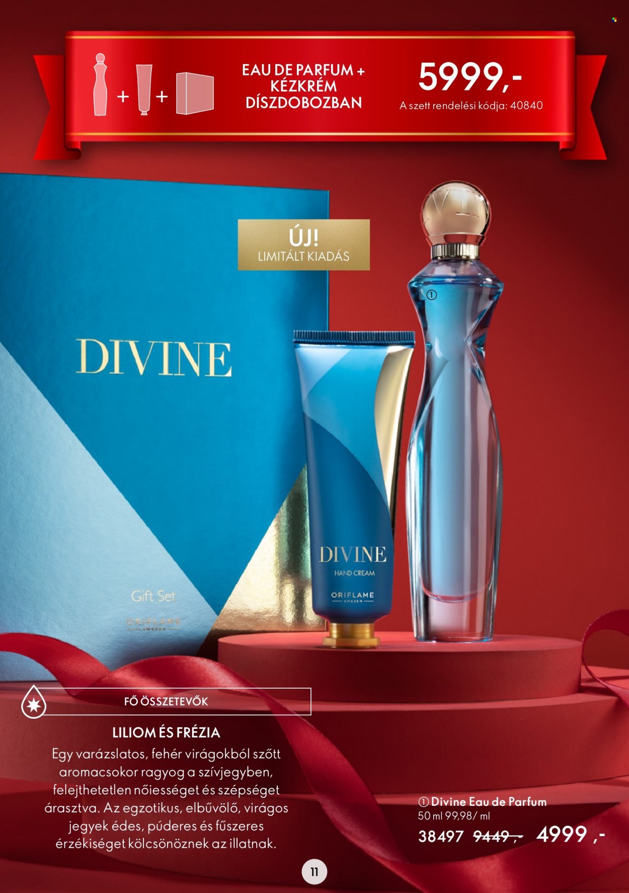 Oriflame akciós újságok - 2022.11.19 - 2022.12.09. Oldal 11