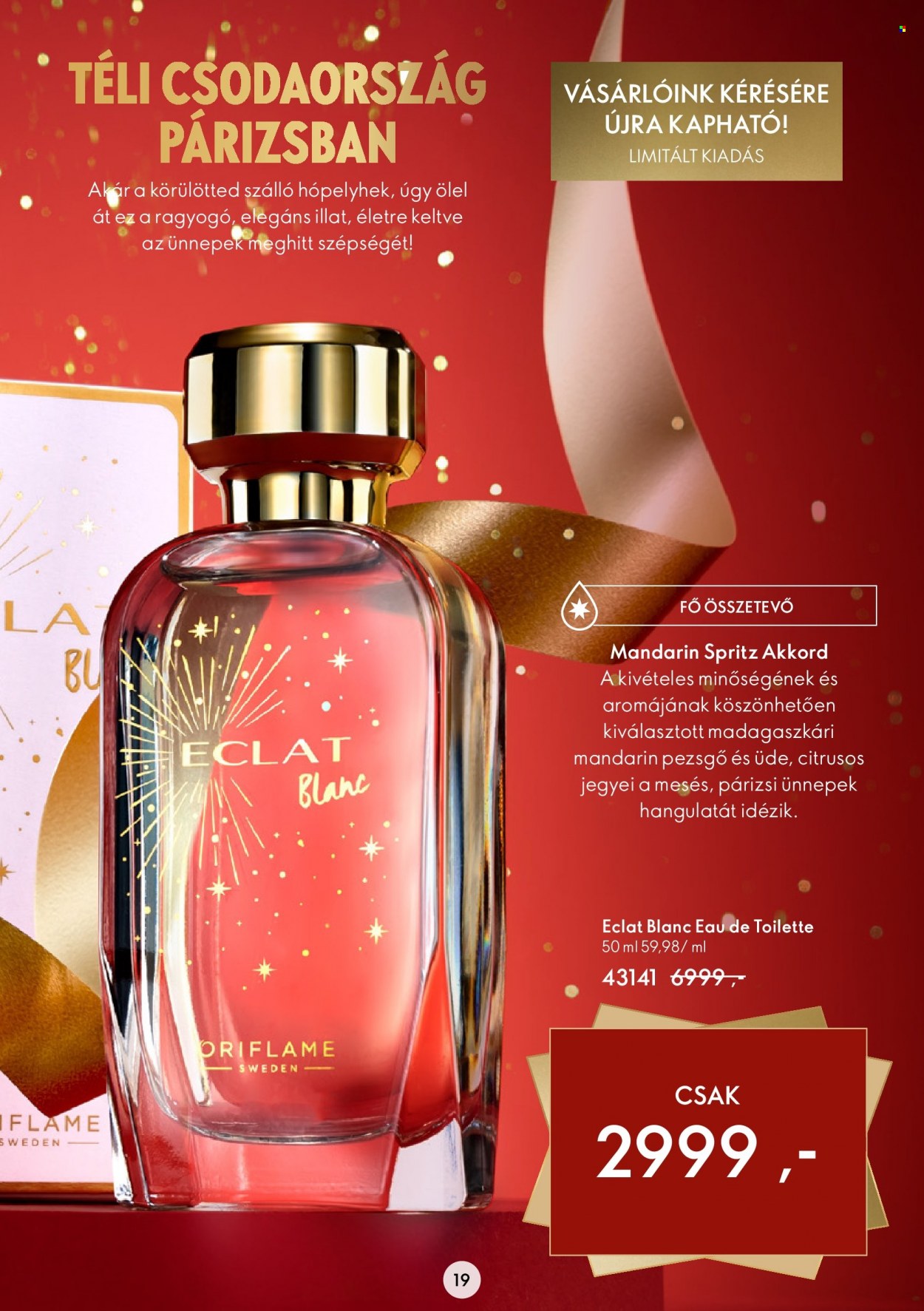 Oriflame akciós újságok - 2022.11.19 - 2022.12.09. Oldal 19