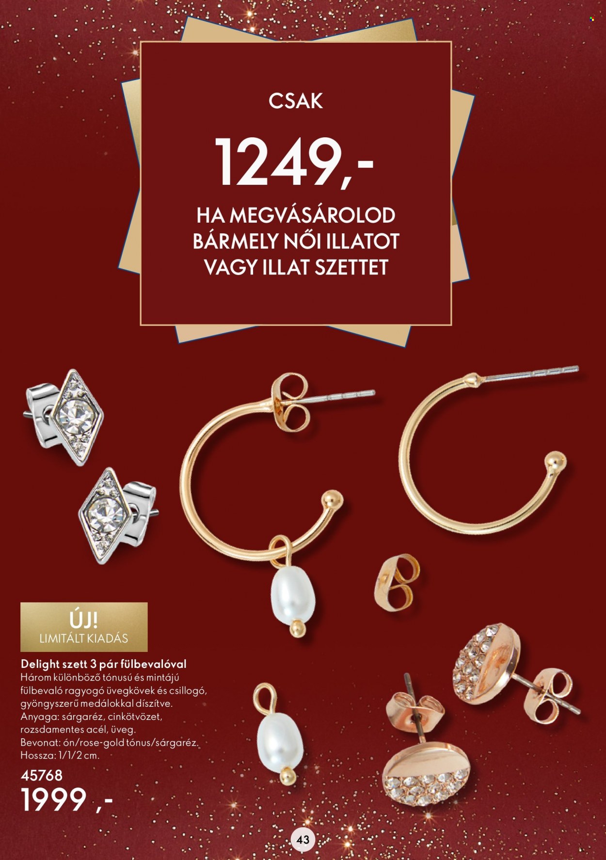 Oriflame akciós újságok - 2022.11.19 - 2022.12.09. Oldal 43