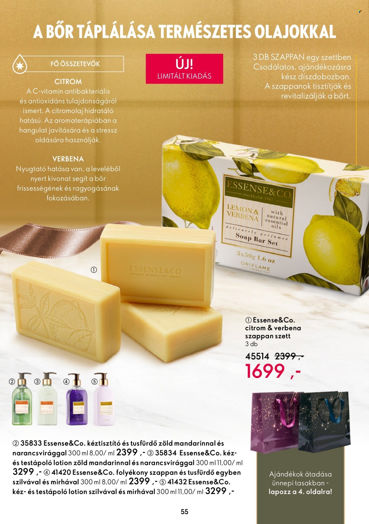 Oriflame akciós újságok - 2022.11.19 - 2022.12.09. Oldal 55