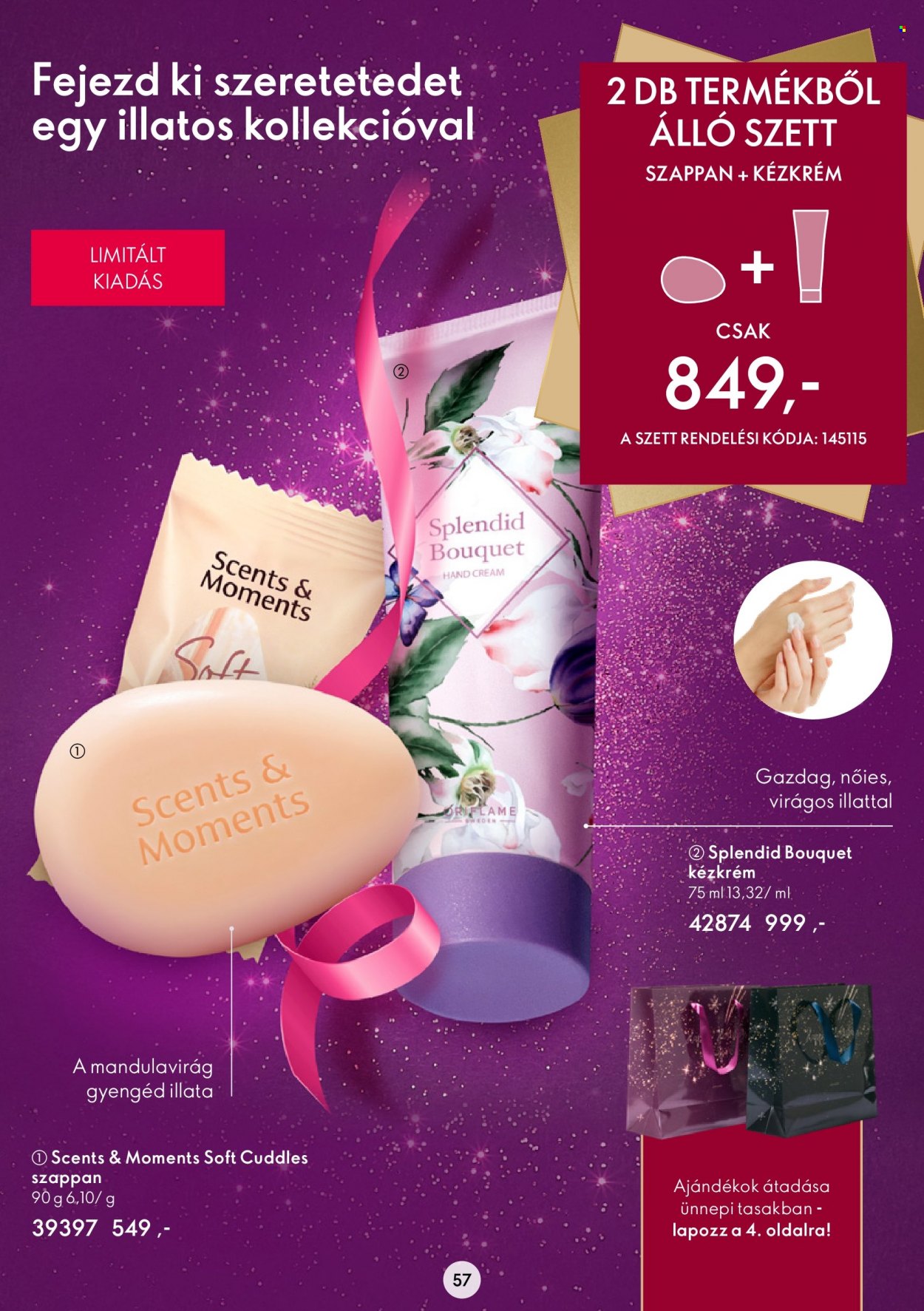 Oriflame akciós újságok - 2022.11.19 - 2022.12.09. Oldal 57