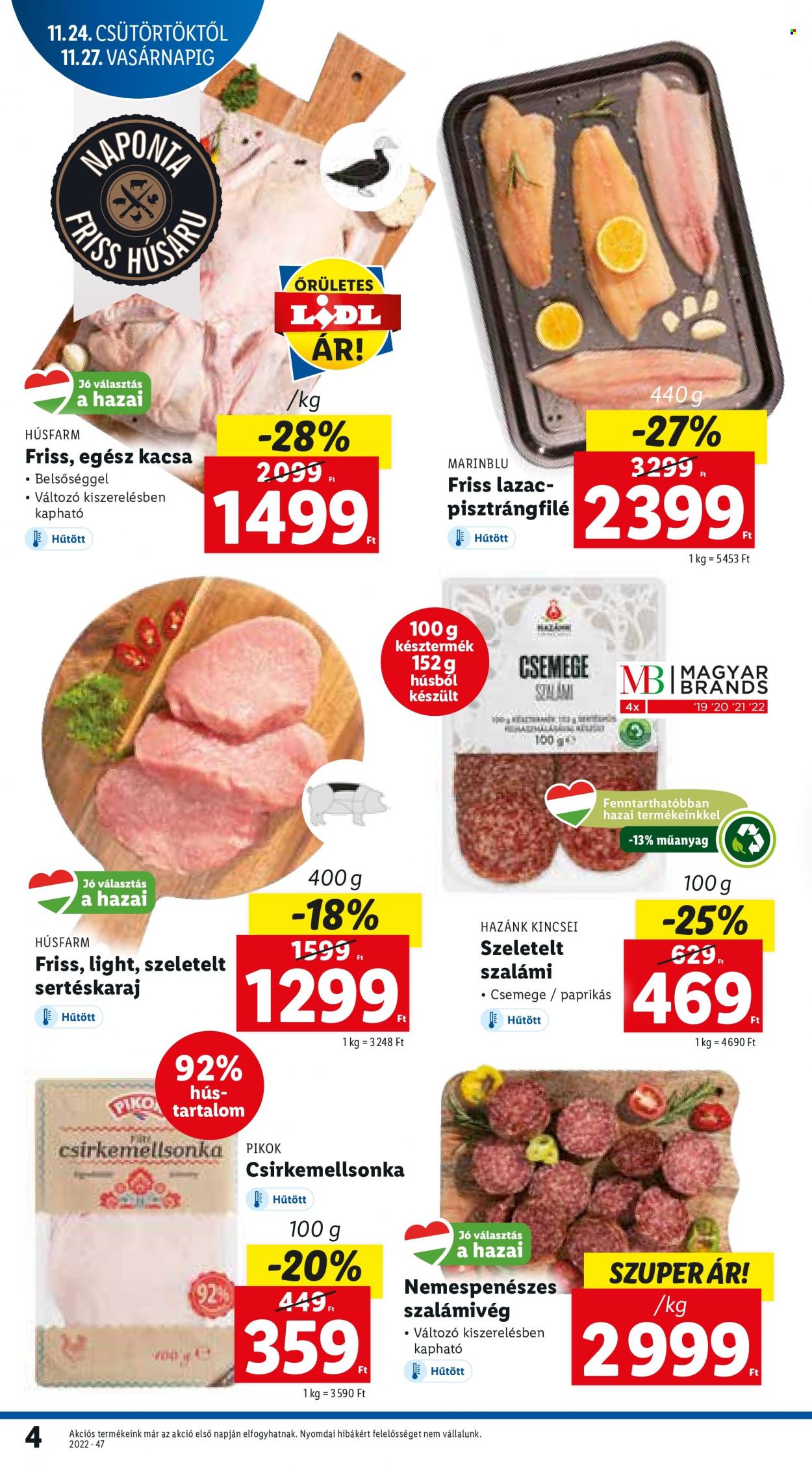 Lidl akciós újságok - 2022.11.24 - 2022.11.30. Oldal 4
