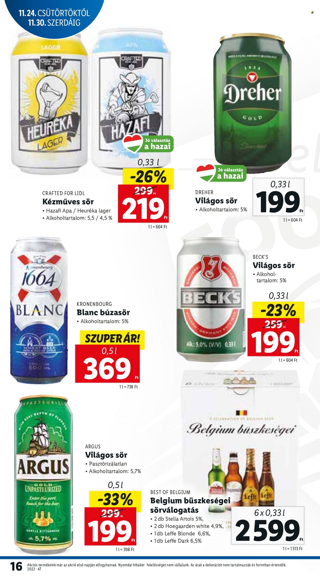 Lidl akciós újságok - 2022.11.24 - 2022.11.30. Oldal 16