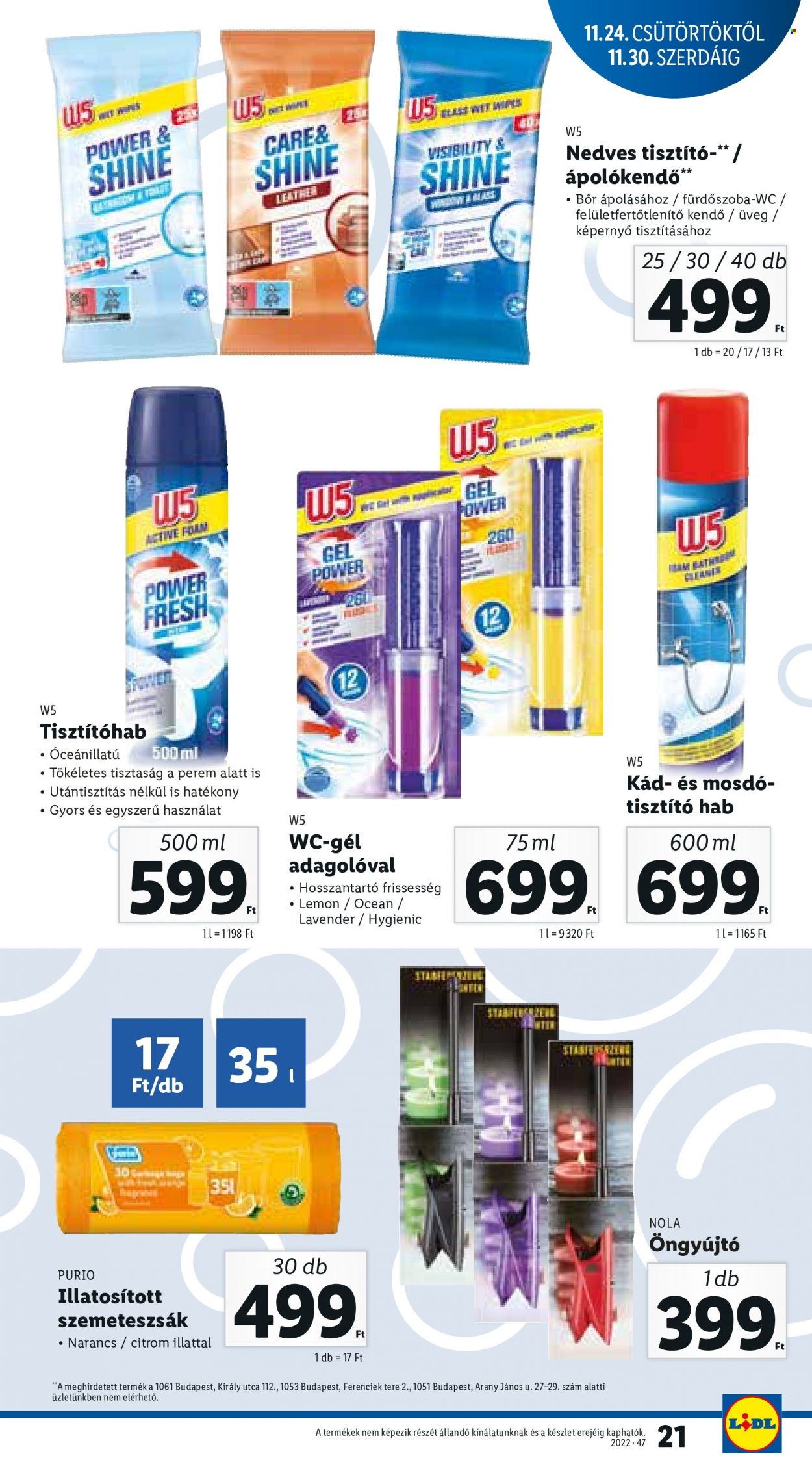 Lidl akciós újságok - 2022.11.24 - 2022.11.30. Oldal 21