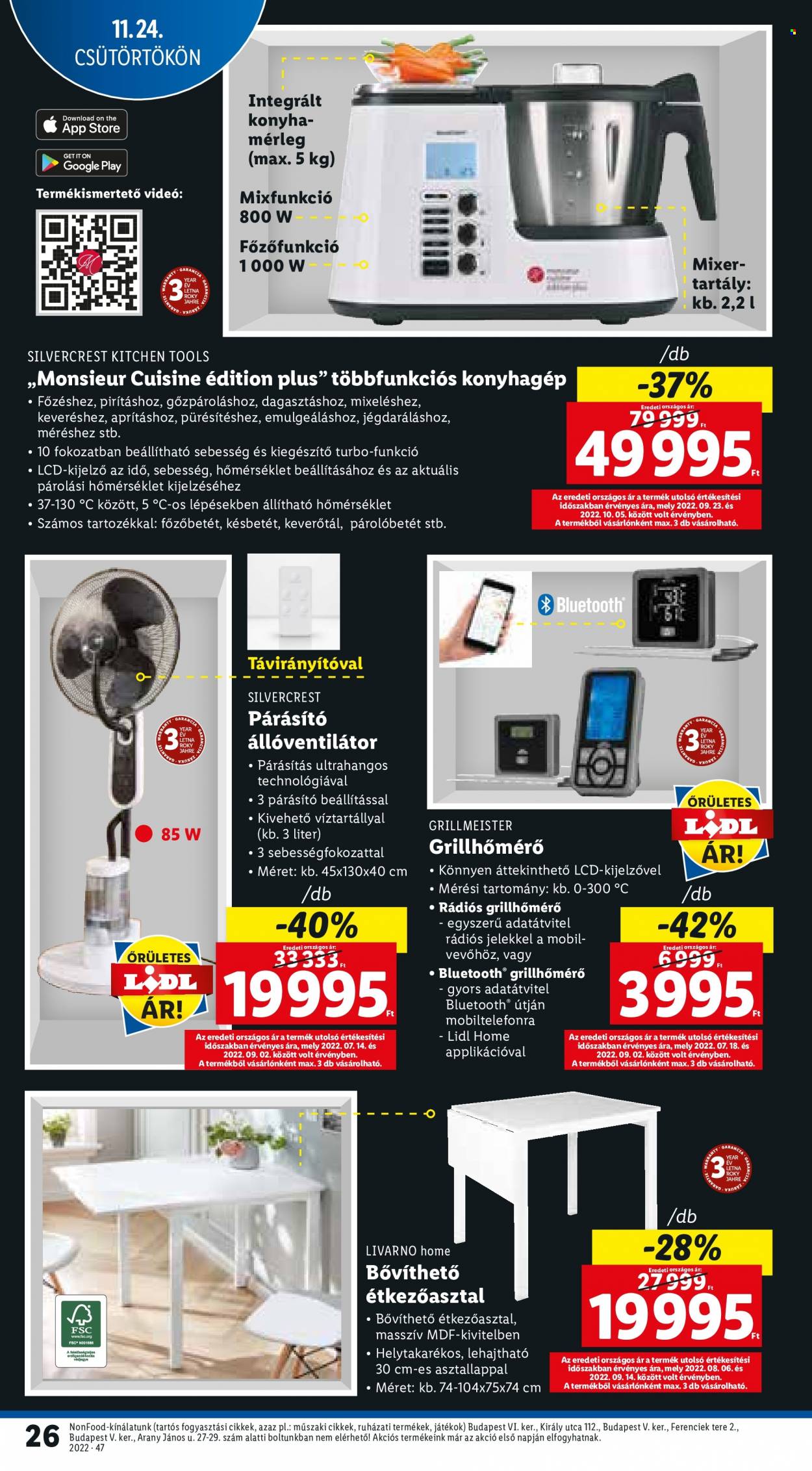 Lidl akciós újságok - 2022.11.24 - 2022.11.30. Oldal 26