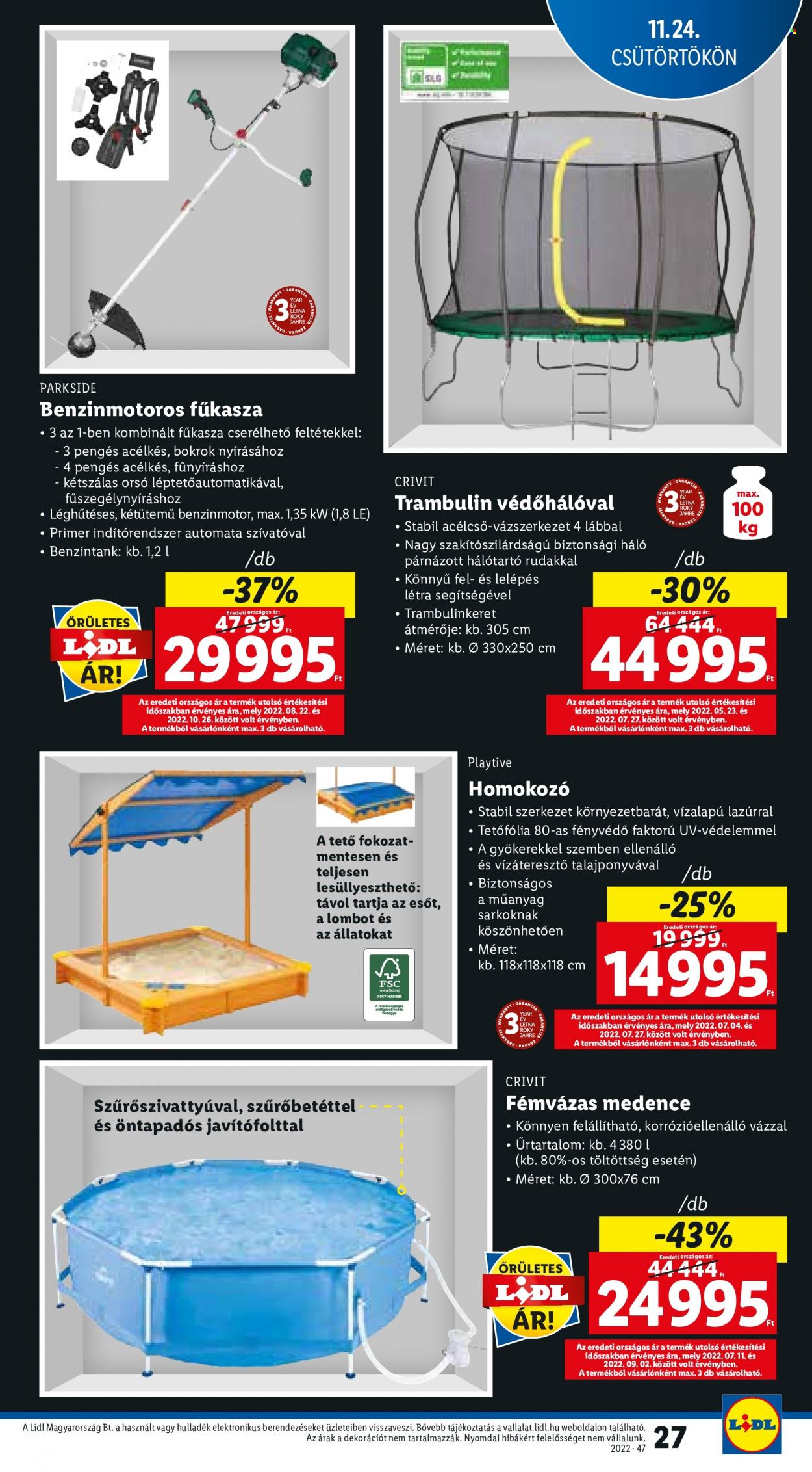 Lidl akciós újságok - 2022.11.24 - 2022.11.30. Oldal 27