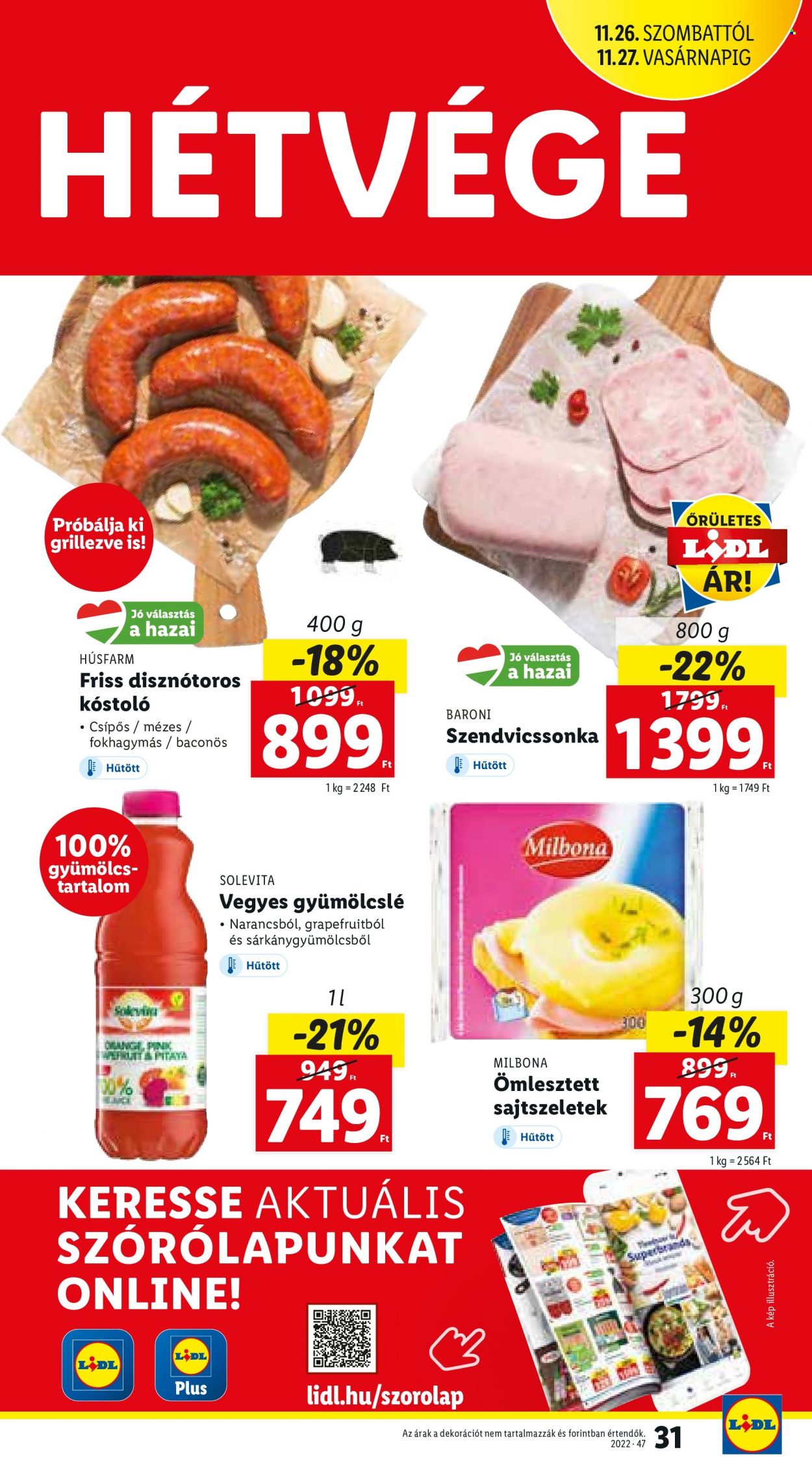 Lidl akciós újságok - 2022.11.24 - 2022.11.30. Oldal 31