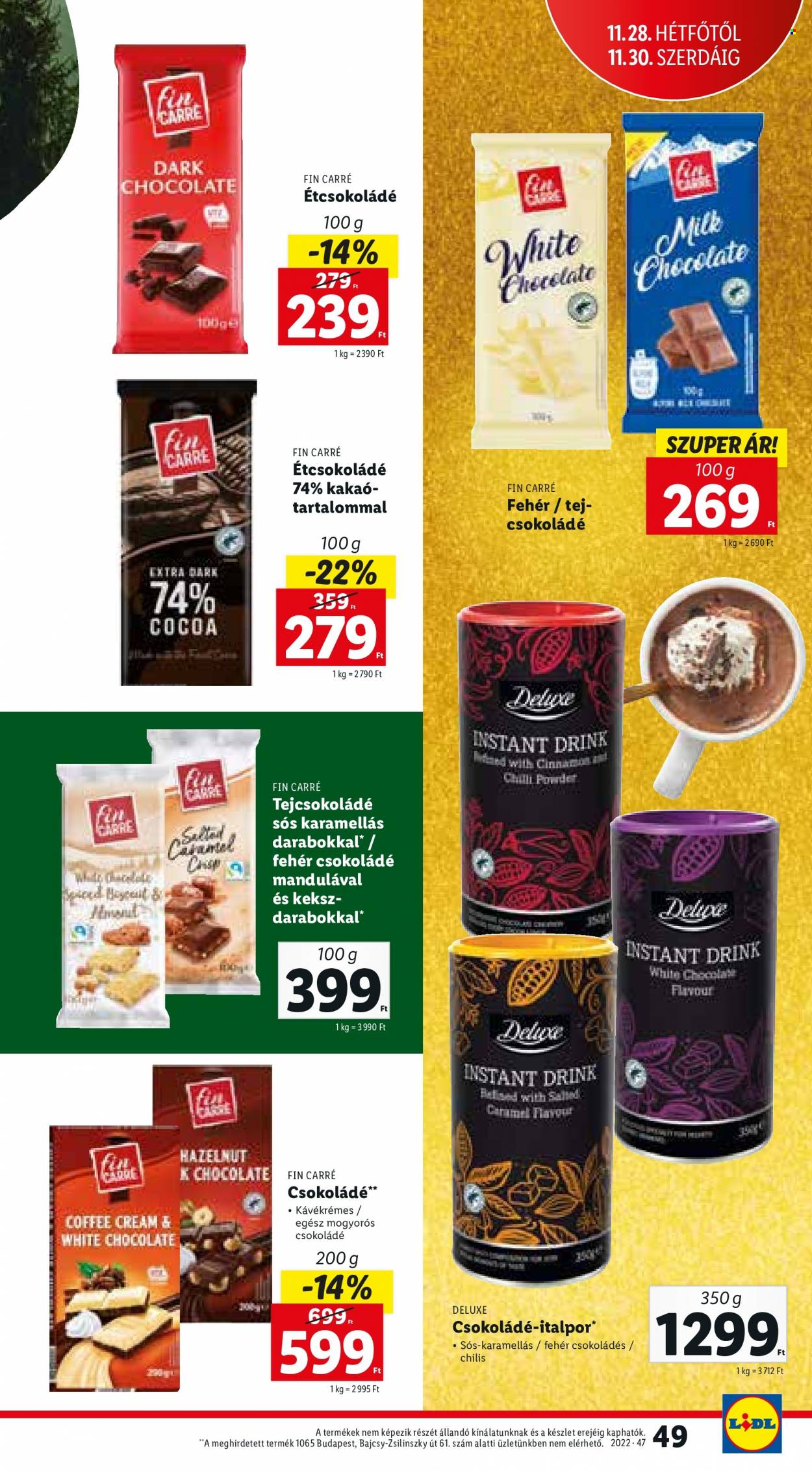 Lidl akciós újságok - 2022.11.24 - 2022.11.30. Oldal 49