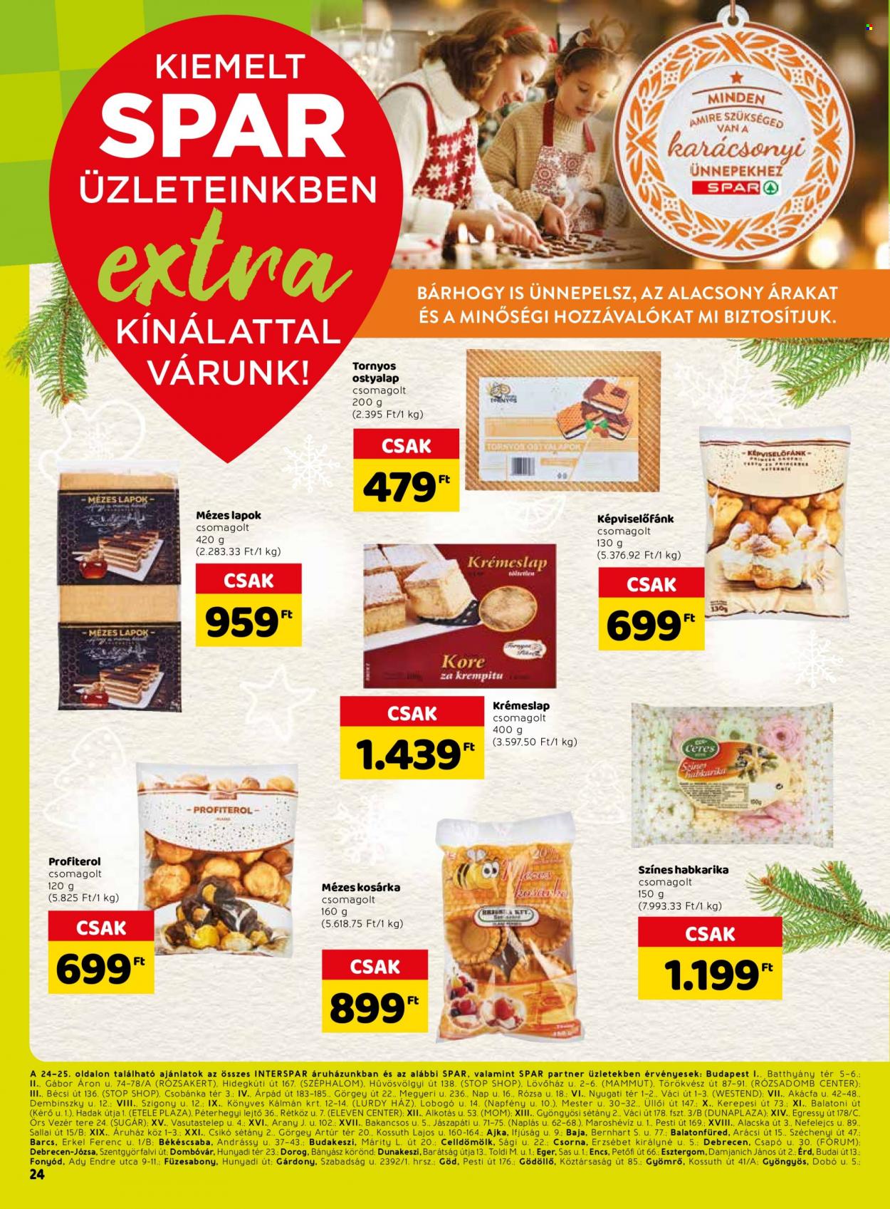 SPAR akciós újságok - 2022.11.24 - 2022.11.30. Oldal 1