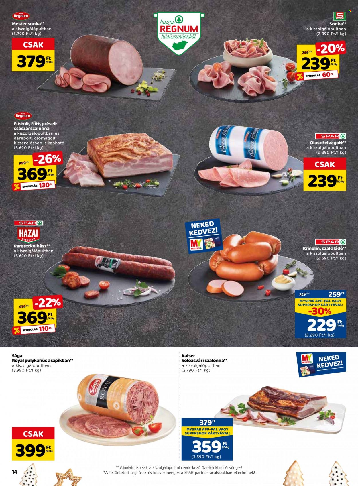 SPAR akciós újságok - 2022.11.24 - 2022.11.30. Oldal 18