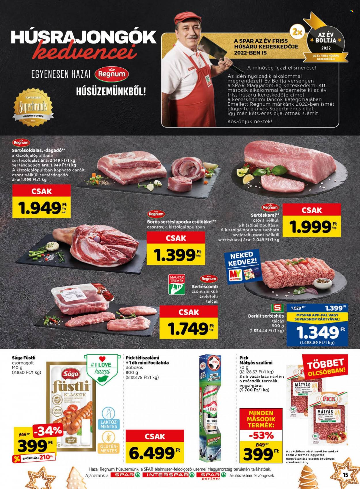 SPAR akciós újságok - 2022.11.24 - 2022.11.30. Oldal 19