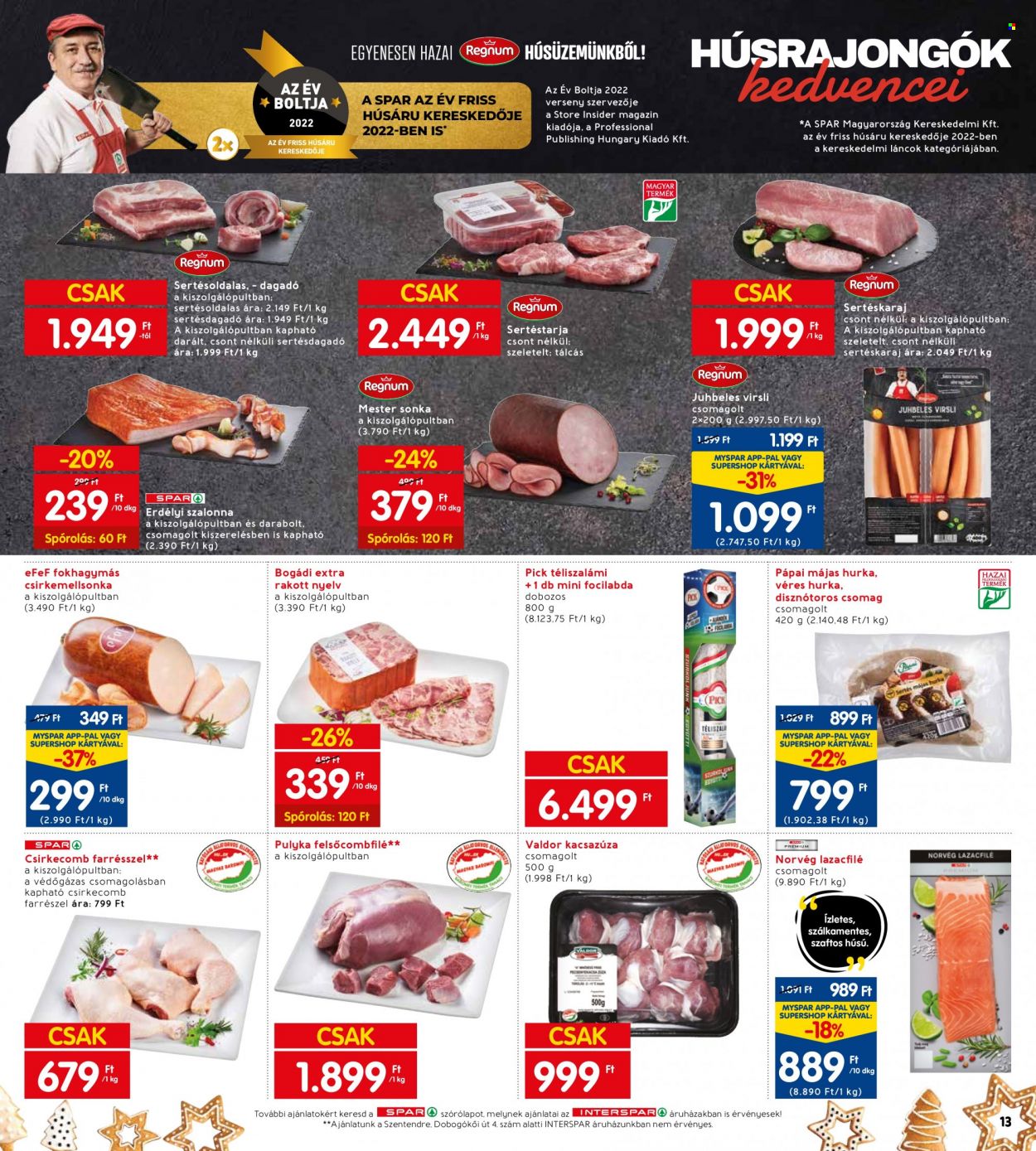 INTERSPAR akciós újságok - 2022.11.24 - 2022.11.30. Oldal 19