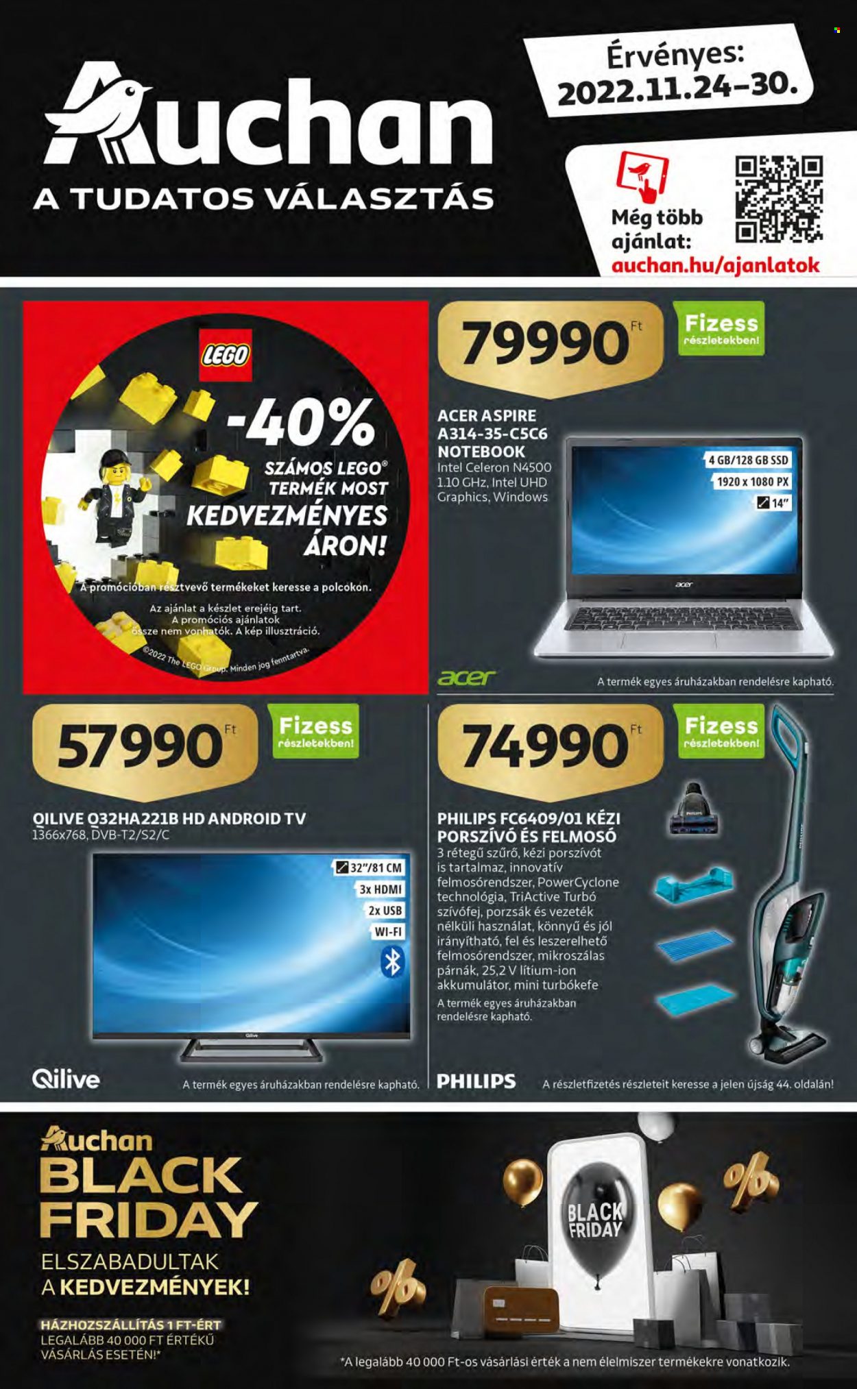 Auchan akciós újságok - 2022.11.24 - 2022.11.30. Oldal 1