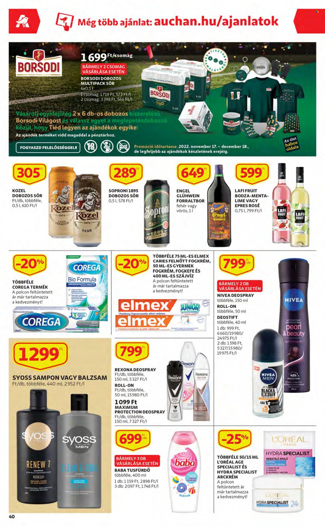 Auchan akciós újságok - 2022.11.24 - 2022.11.30. Oldal 40