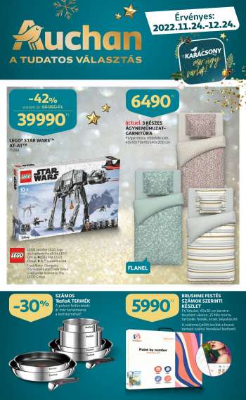 Újság Auchan - 2022.11.24 - 2022.12.24.