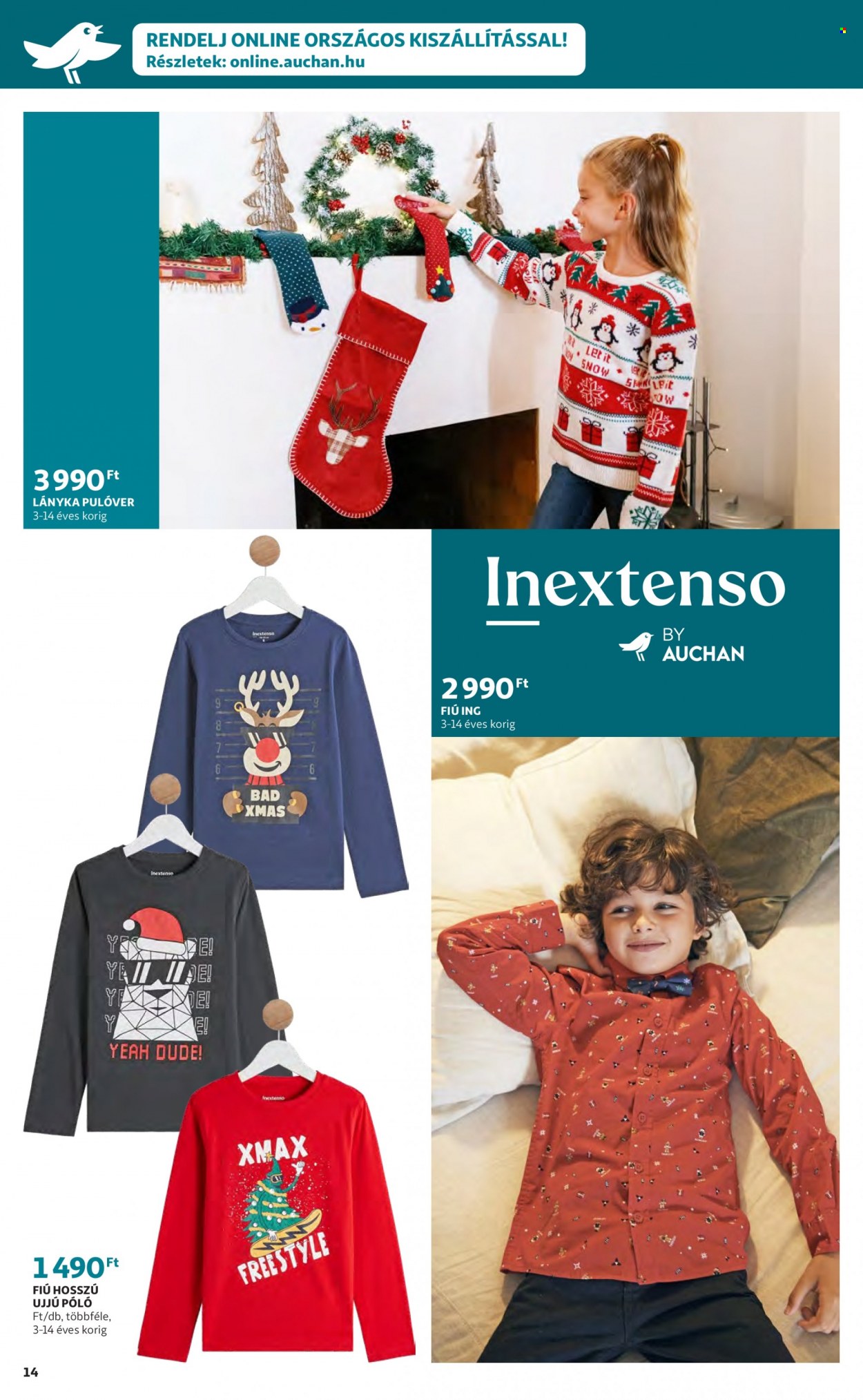 Auchan akciós újságok - 2022.11.24 - 2022.12.24. Oldal 14