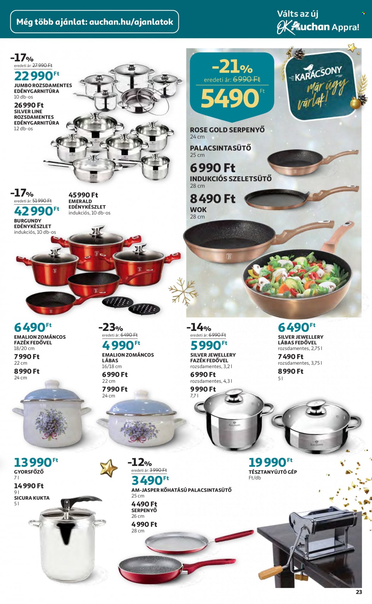 Auchan akciós újságok - 2022.11.24 - 2022.12.24. Oldal 23