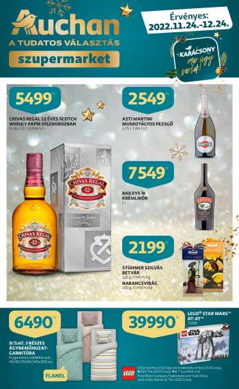 Újság Auchan - 2022.11.24 - 2022.12.24.