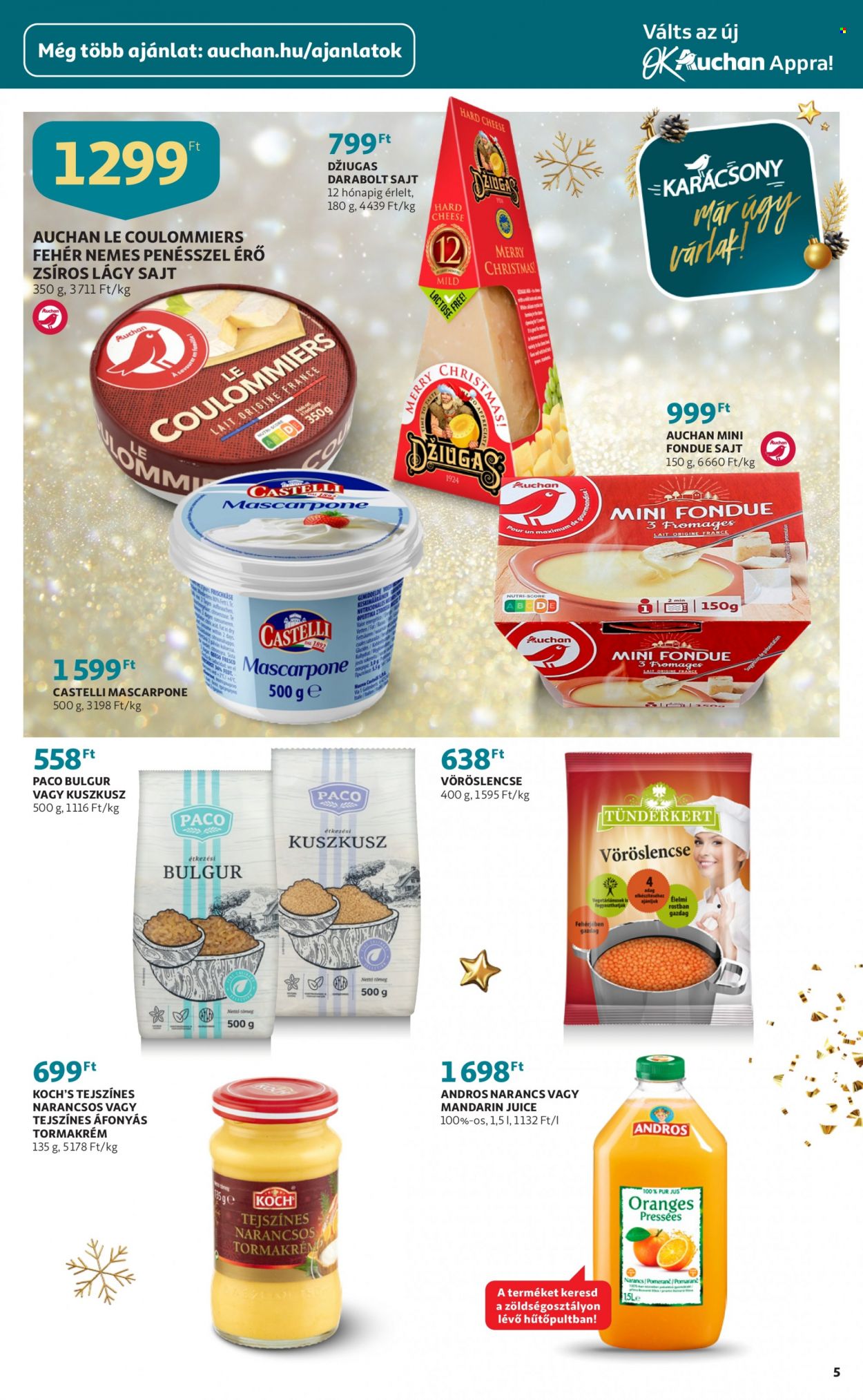 Auchan akciós újságok - 2022.11.24 - 2022.12.24. Oldal 5
