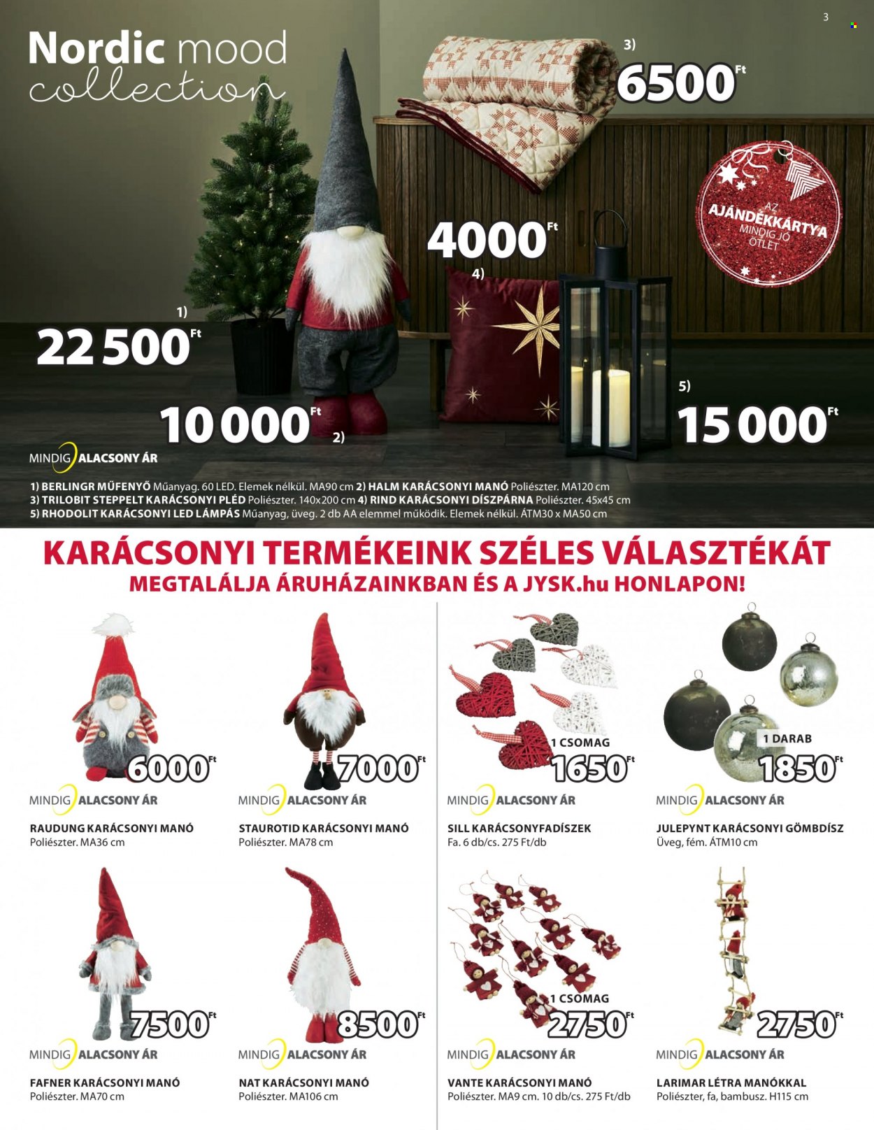 JYSK akciós újságok - 2022.11.23 - 2022.12.27. Oldal 3
