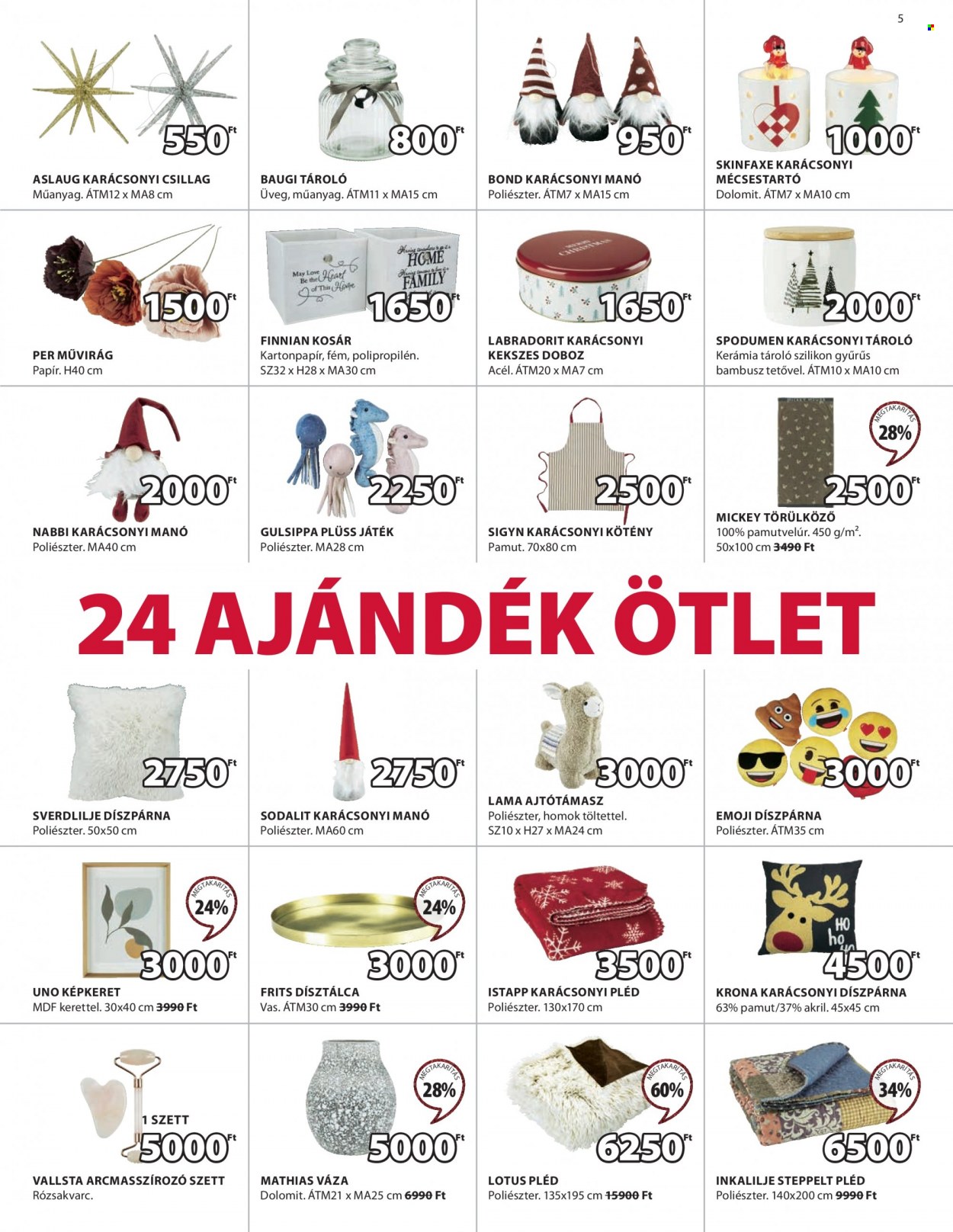 JYSK akciós újságok - 2022.11.23 - 2022.12.27. Oldal 5