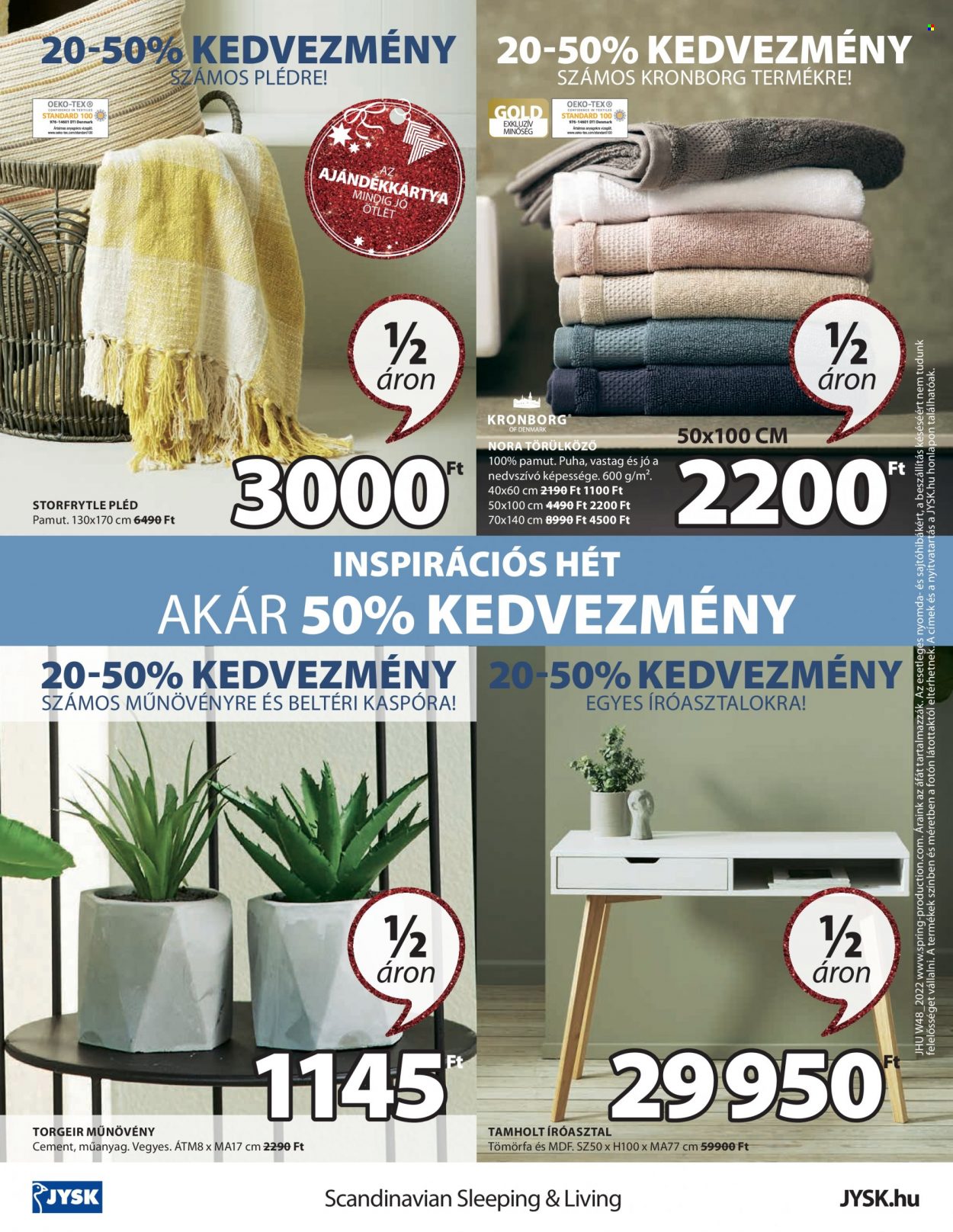 JYSK akciós újságok - 2022.11.23 - 2022.12.27. Oldal 32
