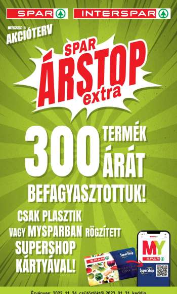 Újság SPAR - 2022.11.24 - 2023.01.31.