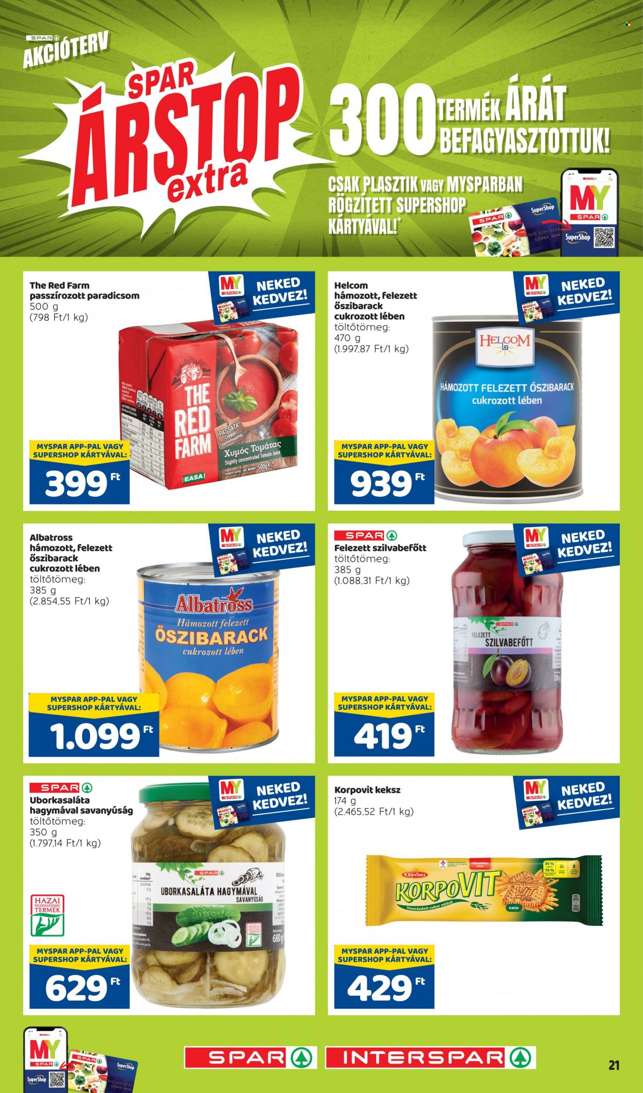SPAR akciós újságok - 2022.11.24 - 2023.01.31. Oldal 21