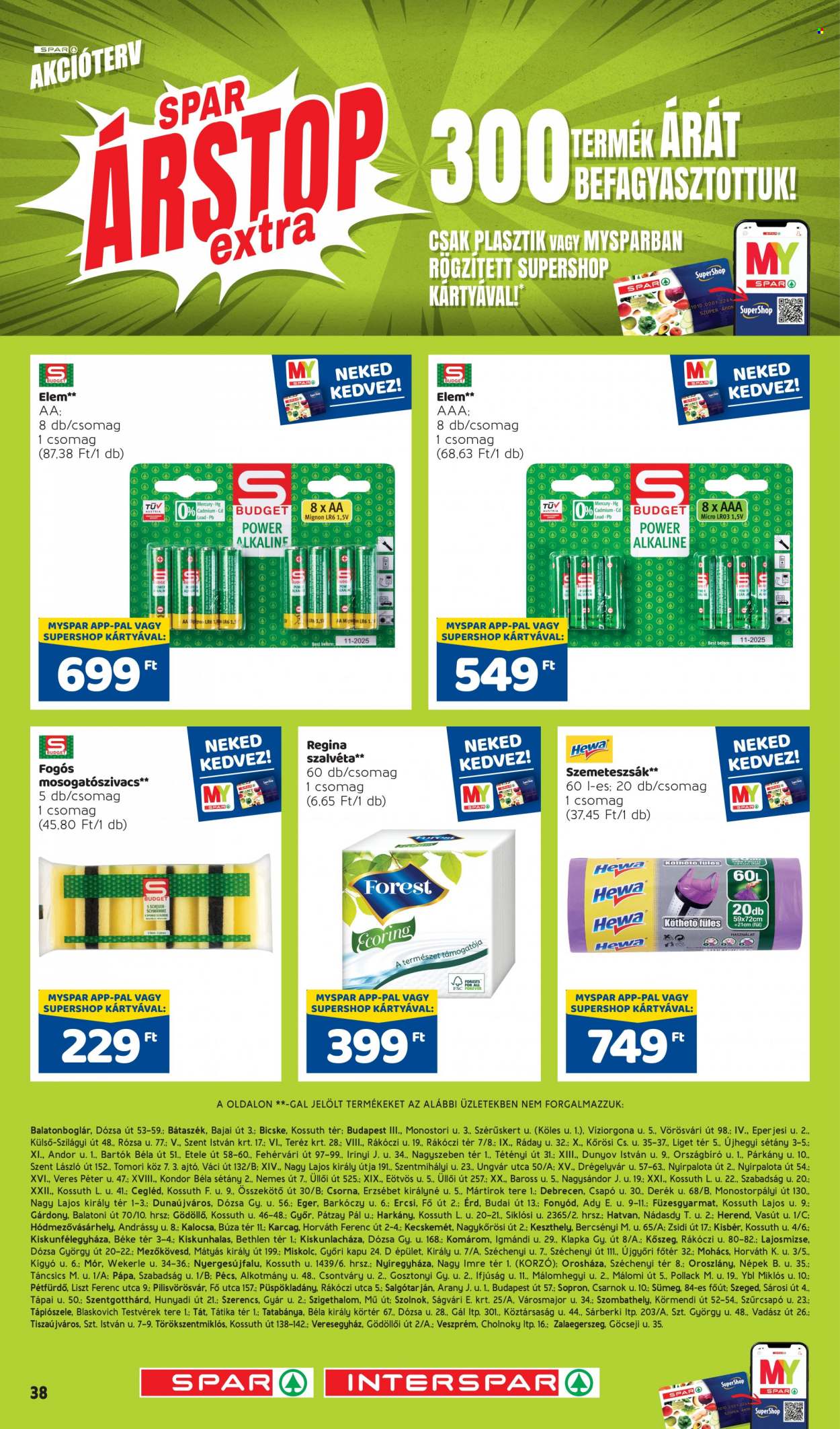 SPAR akciós újságok - 2022.11.24 - 2023.01.31. Oldal 38