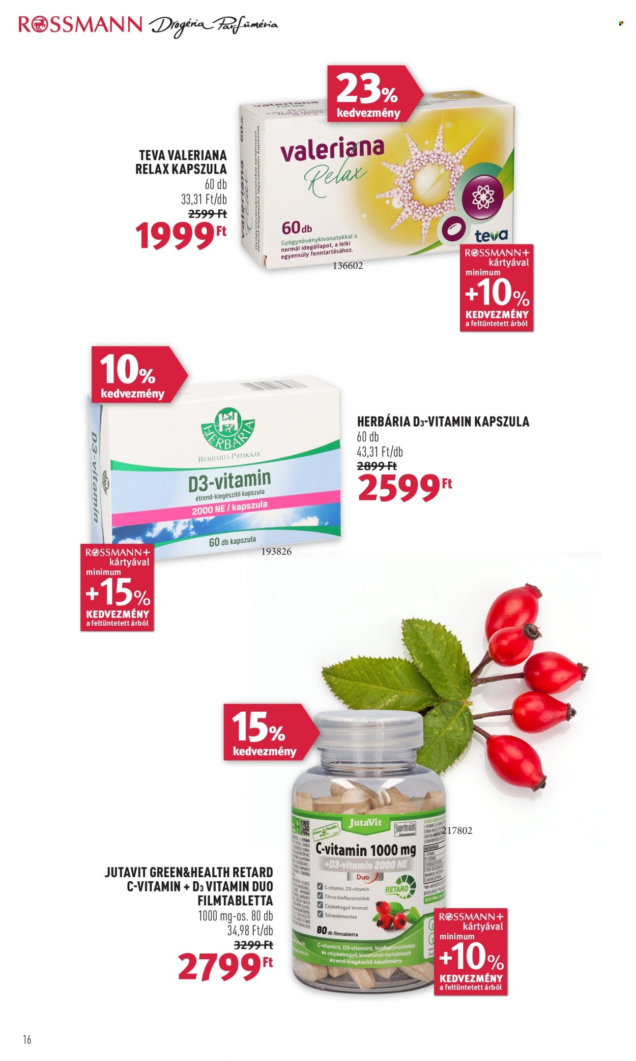 Rossmann akciós újságok - 2022.11.28 - 2022.12.02. Oldal 16