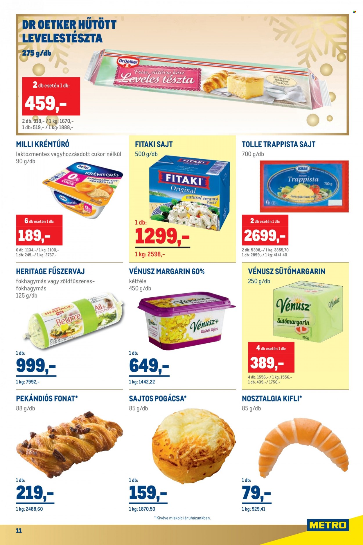 Metro akciós újságok - 2022.11.30 - 2022.12.13. Oldal 11