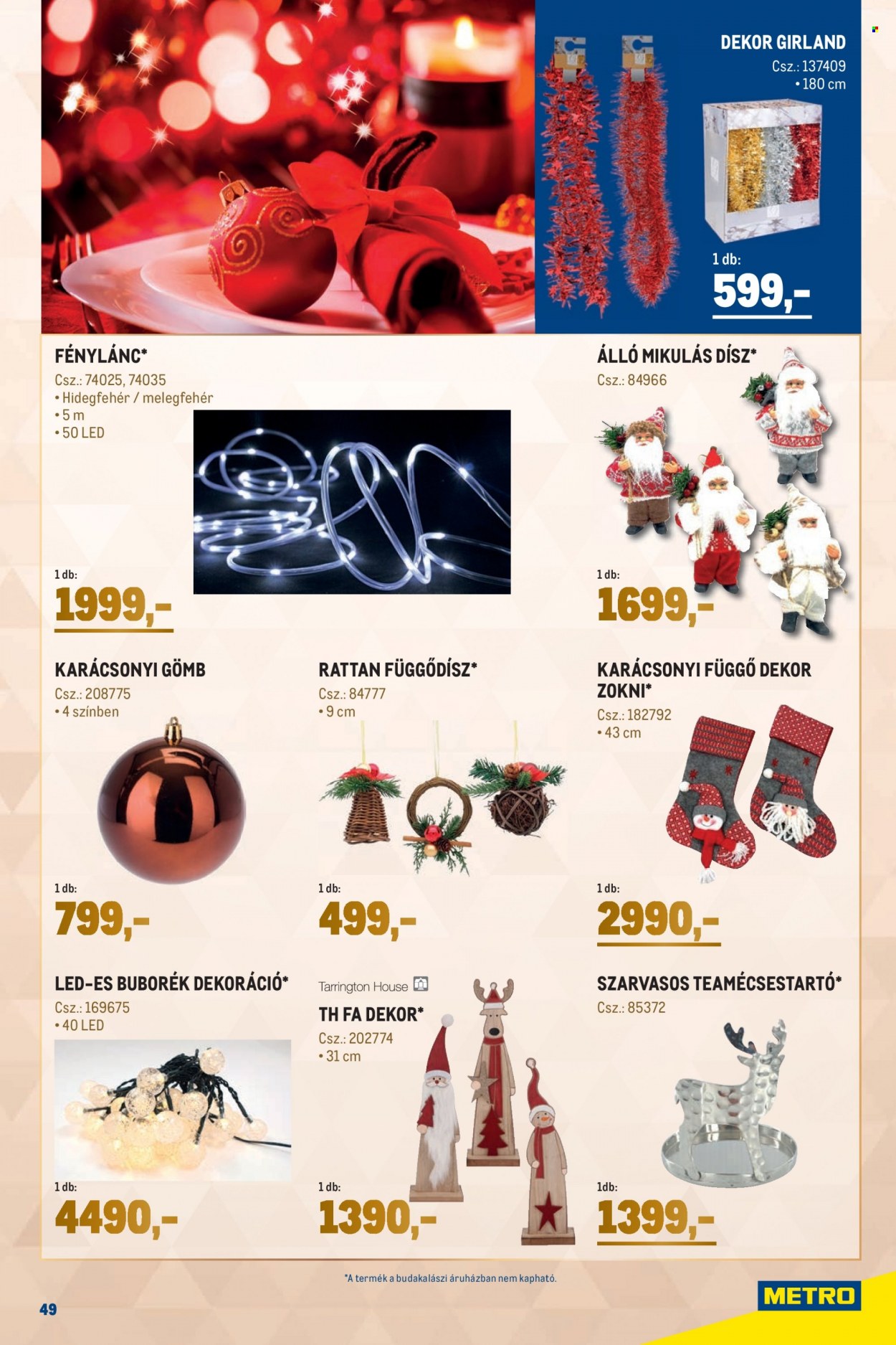 Metro akciós újságok - 2022.11.30 - 2022.12.26. Oldal 49