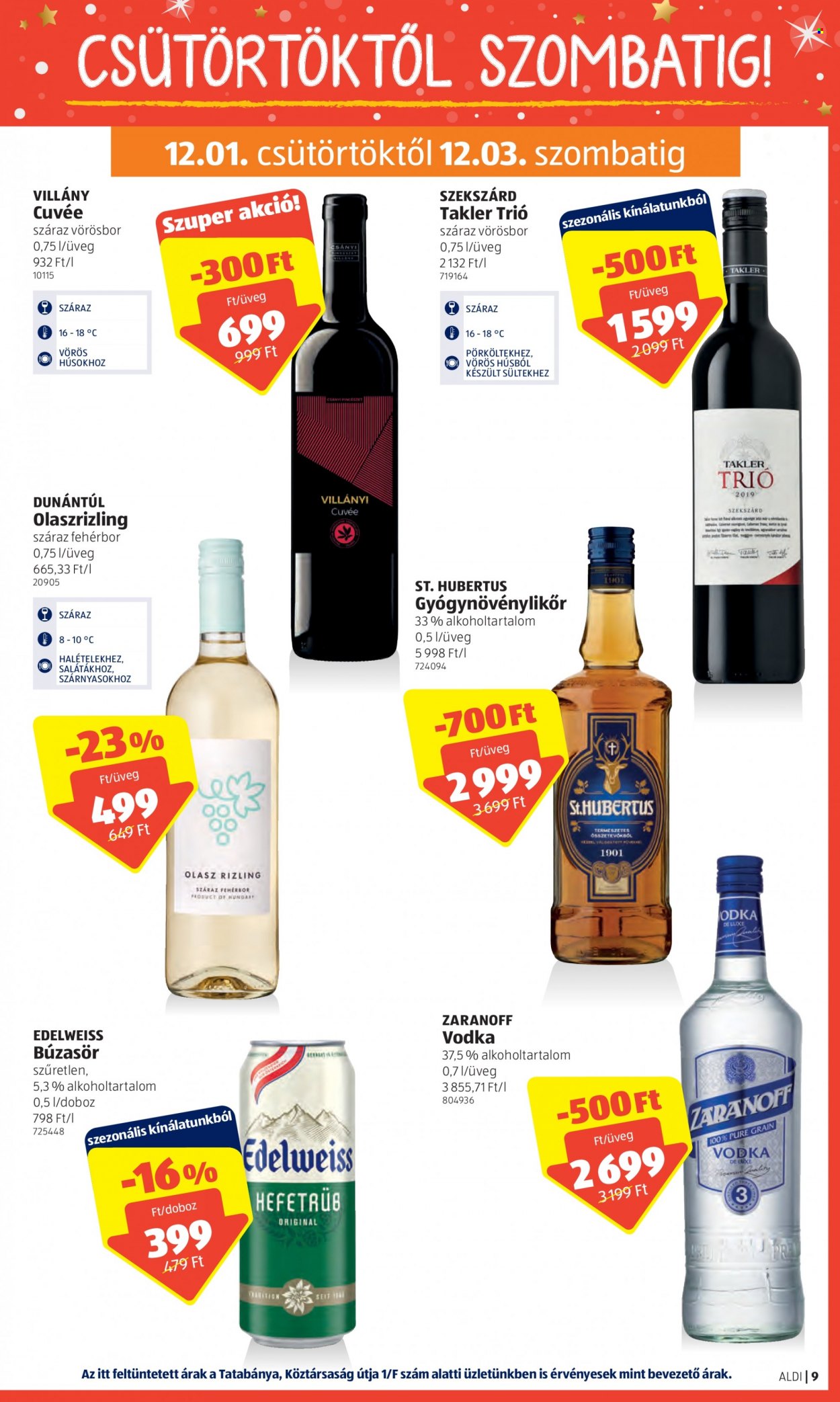 Aldi akciós újságok - 2022.12.01 - 2022.12.07. Oldal 9