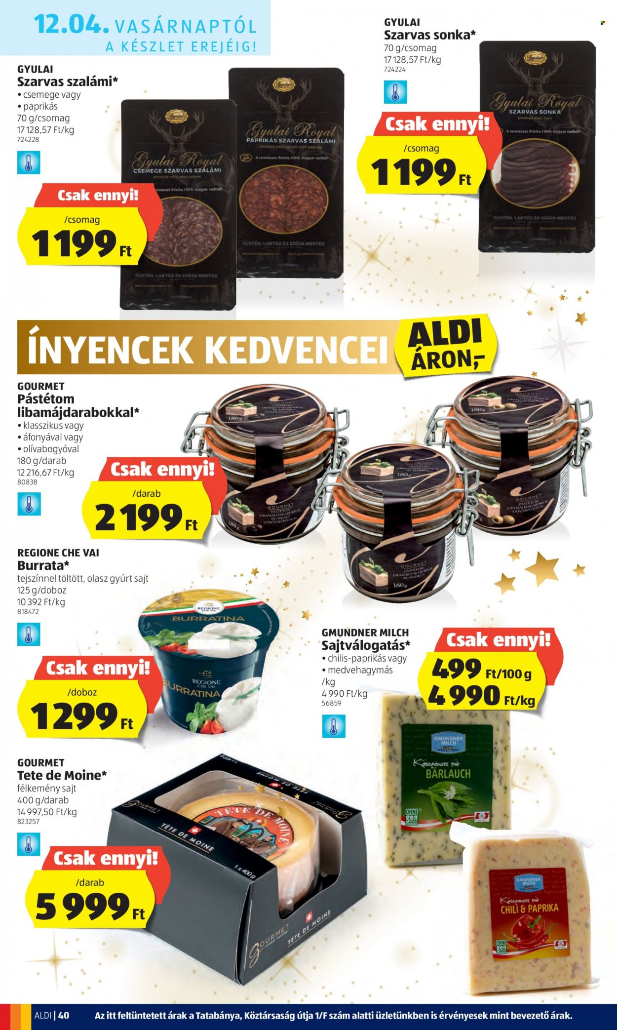 Aldi akciós újságok - 2022.12.01 - 2022.12.07. Oldal 40