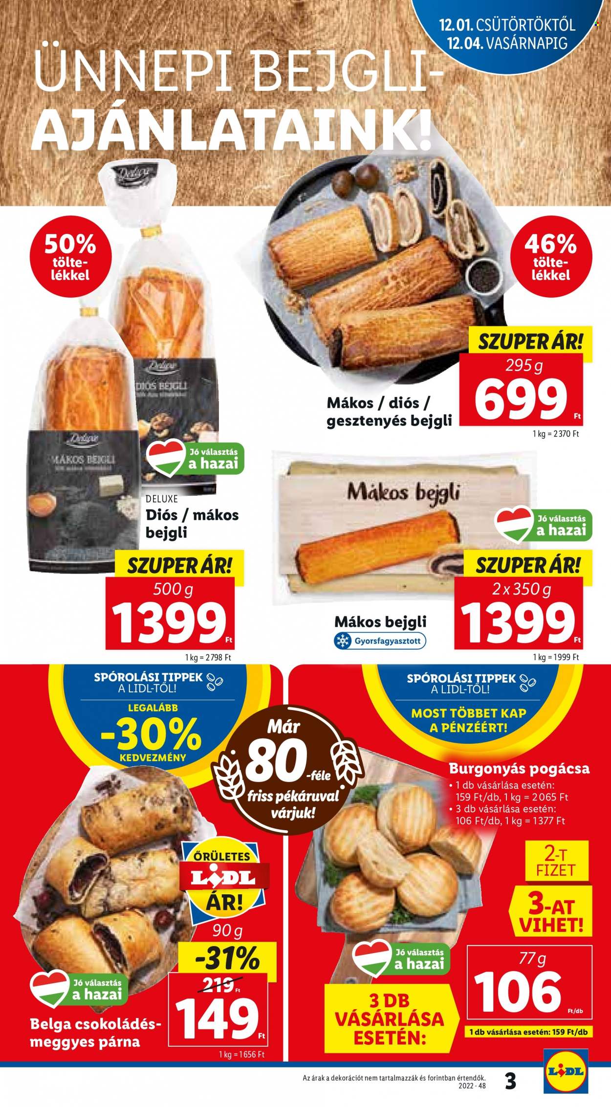 Lidl akciós újságok - 2022.12.01 - 2022.12.07. Oldal 3
