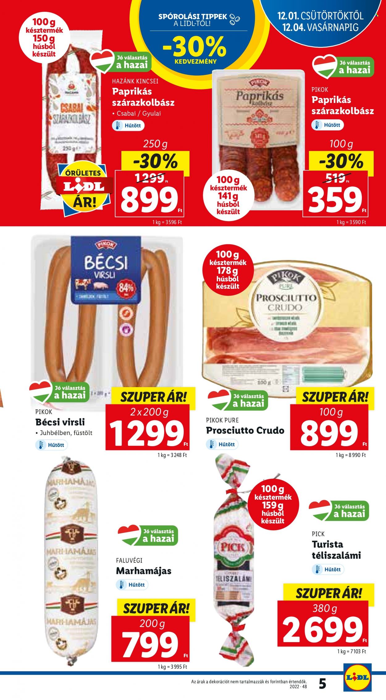 Lidl akciós újságok - 2022.12.01 - 2022.12.07. Oldal 5