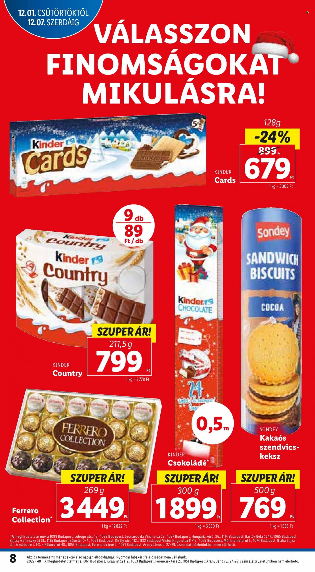 Lidl akciós újságok - 2022.12.01 - 2022.12.07. Oldal 8