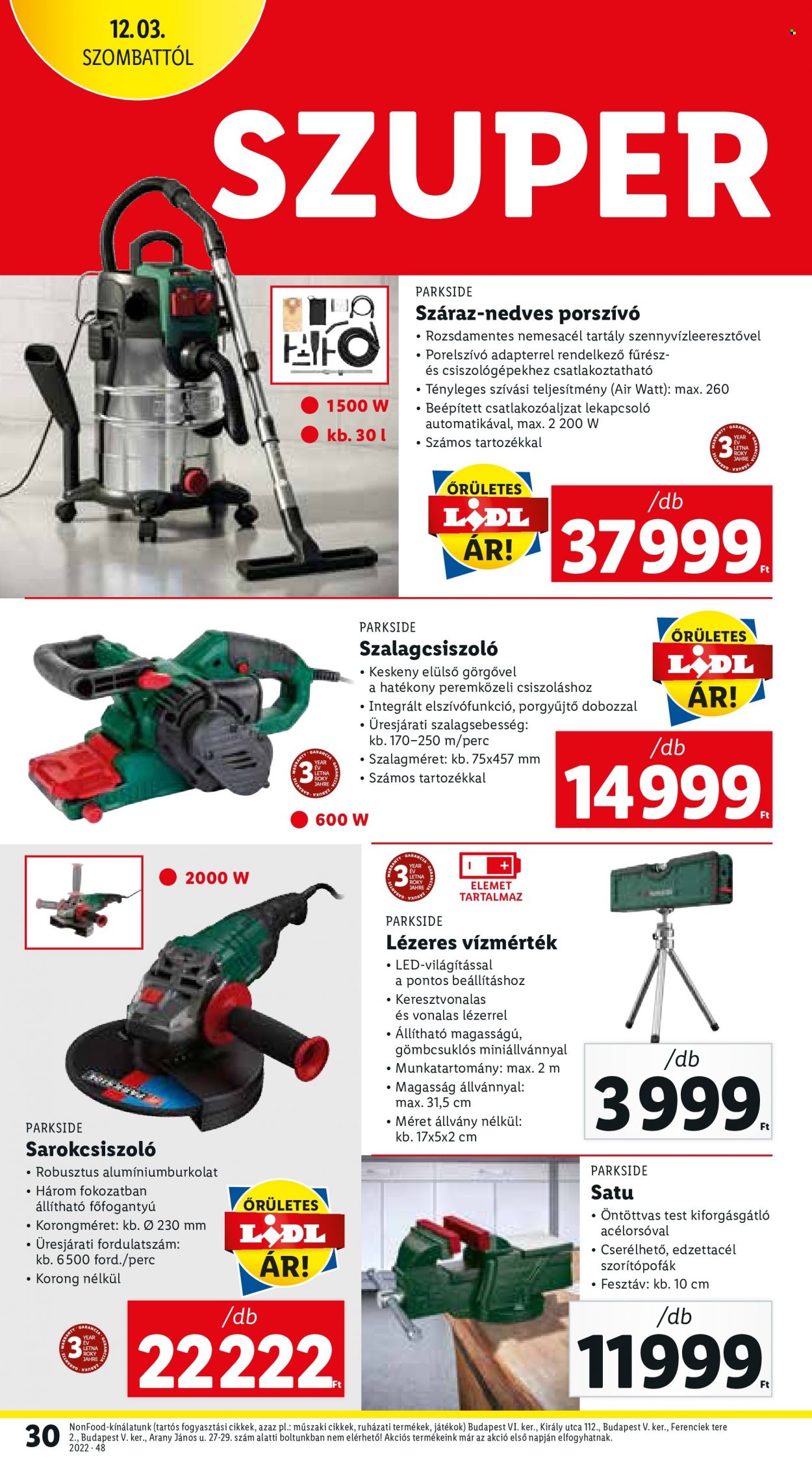 Lidl akciós újságok - 2022.12.01 - 2022.12.07. Oldal 30