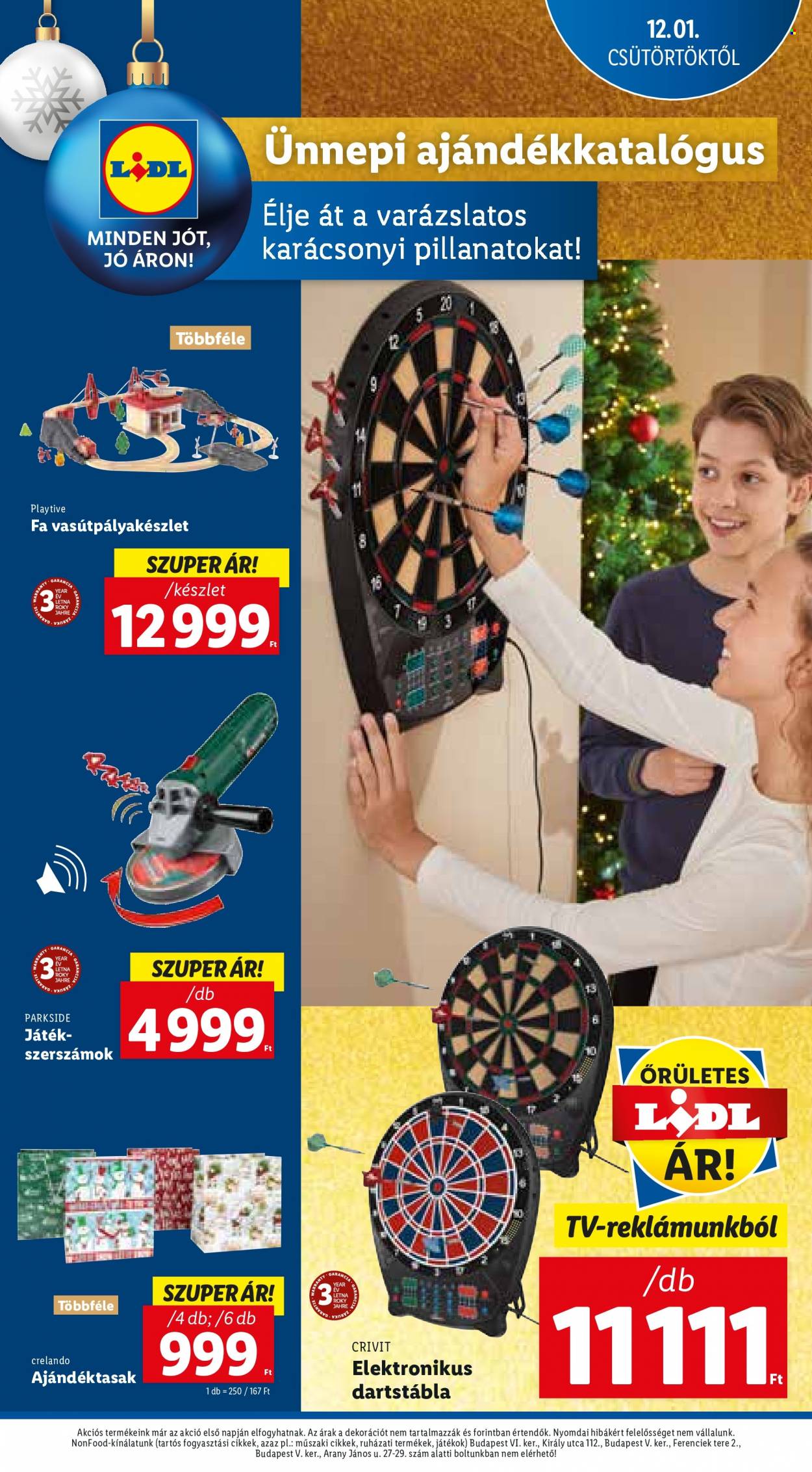 Lidl akciós újságok. Oldal 1