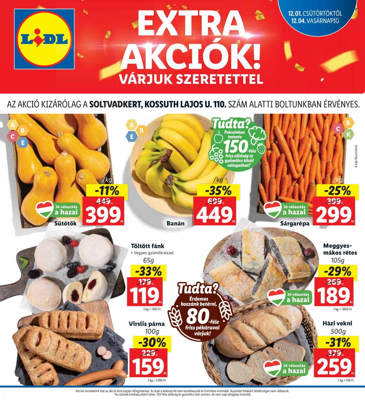 Lidl akciós újságok - 2022.12.01 - 2022.12.04. Oldal 1
