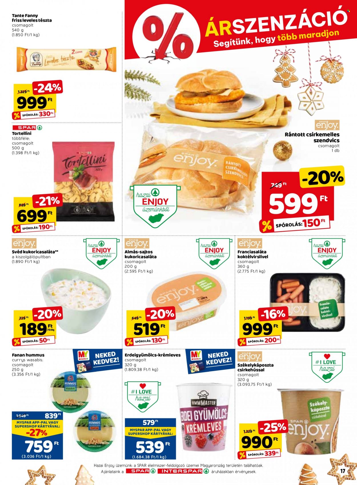 SPAR akciós újságok - 2022.12.01 - 2022.12.07. Oldal 25