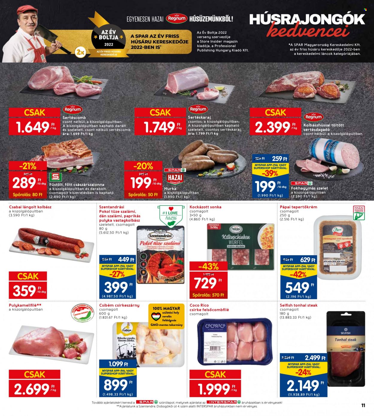 INTERSPAR akciós újságok - 2022.12.01 - 2022.12.07. Oldal 17